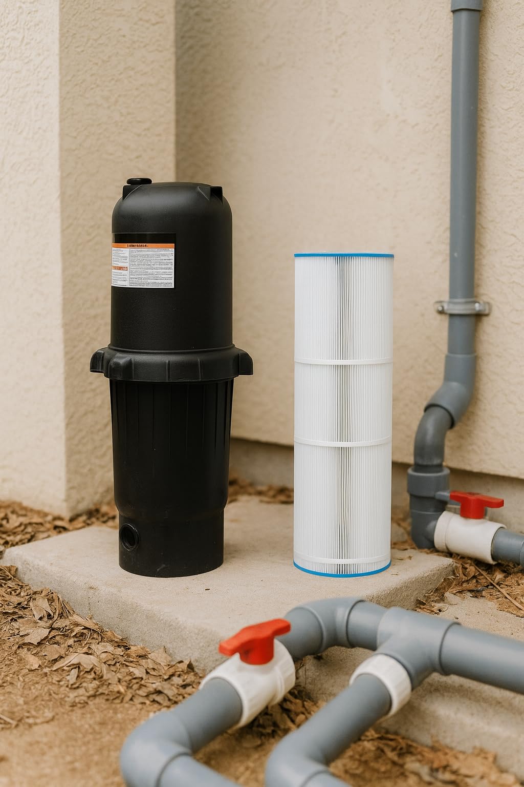 XtremepowerUS Swimming Pool Cartridge Filter, High Flow Filter System for In-Ground & Above Ground Pools & Spas, 2-Inch Ports, Heavy-Duty Pool Water Filtration (200 SF) customer photo 1