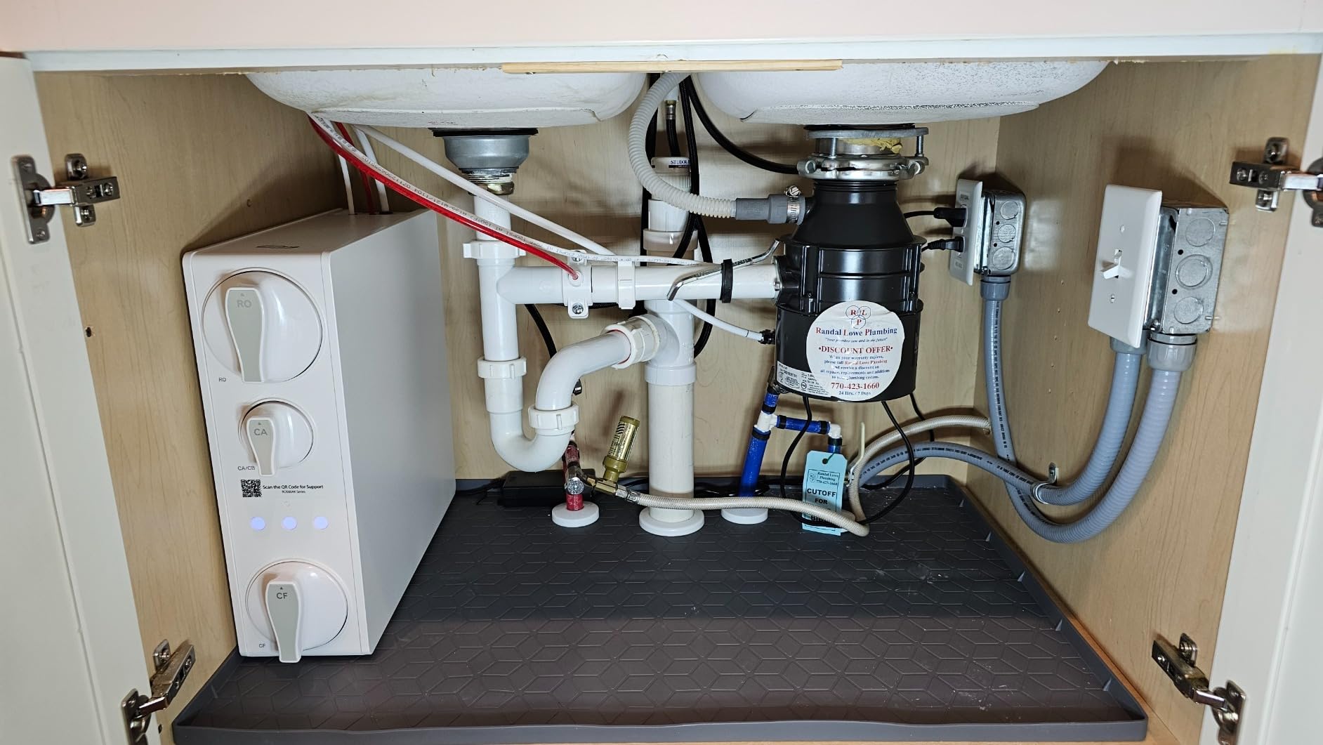 iSpring UVF11A UV Water Filter for Under Sink Water Filter & RO Systems | Auto On/Off Switch, Up to 11 Years Life, Stainless Steel, Up to 1 GPM Flow, 11W, 110V, Reduce up to 99.9% of Bacteria customer photo 1