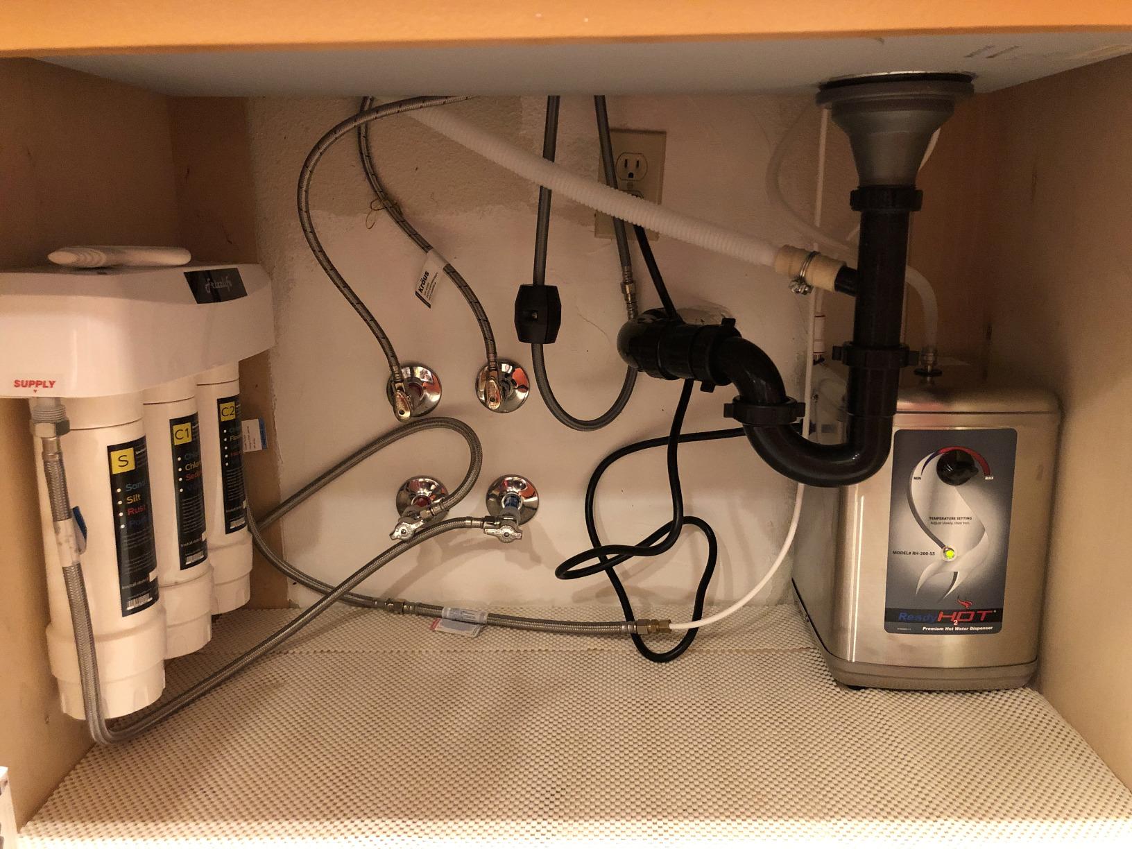 Ready Hot Manual Dial Instant Hot Water Dispenser, Hot & Cold Faucet Chrome | Instant Near-Boiling Water, Manual Dial 140-200°F, 2.5-Qt Tank, Dual Hot And Cold Polished Chrome Faucet (41-RH-200-F560-CH) customer photo 1