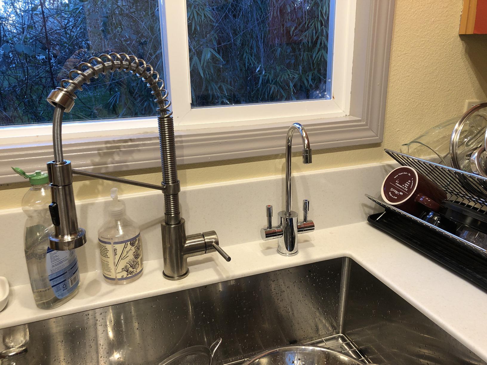 Ready Hot Manual Dial Instant Hot Water Dispenser, Hot & Cold Faucet Chrome | Instant Near-Boiling Water, Manual Dial 140-200°F, 2.5-Qt Tank, Dual Hot And Cold Polished Chrome Faucet (41-RH-200-F560-CH) customer photo 2