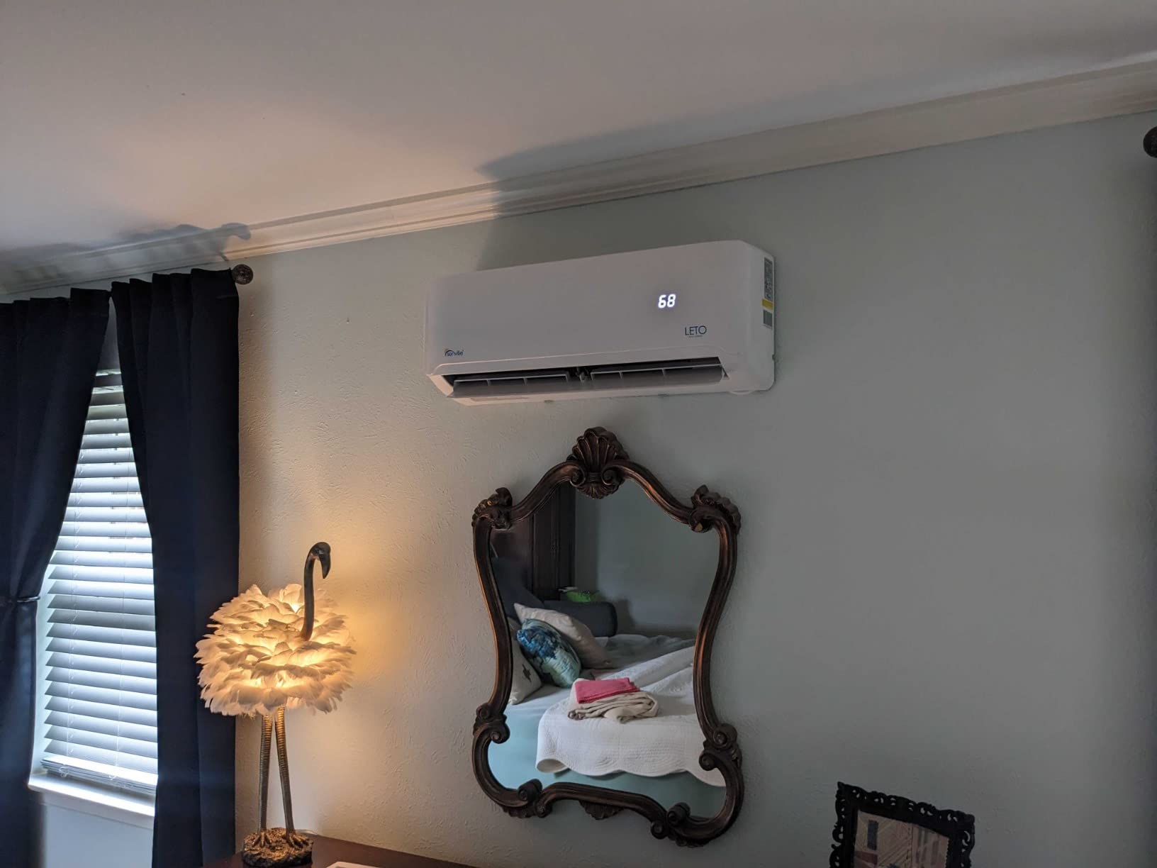 Senville LETO Mini Split Air Conditioner, Heat Pump, 12000 BTU, Ductless, Wall Mounted, Works with Alexa, Quiet Operation, 1 Ton, 110/120V, Energy Efficient Inverter customer photo 1