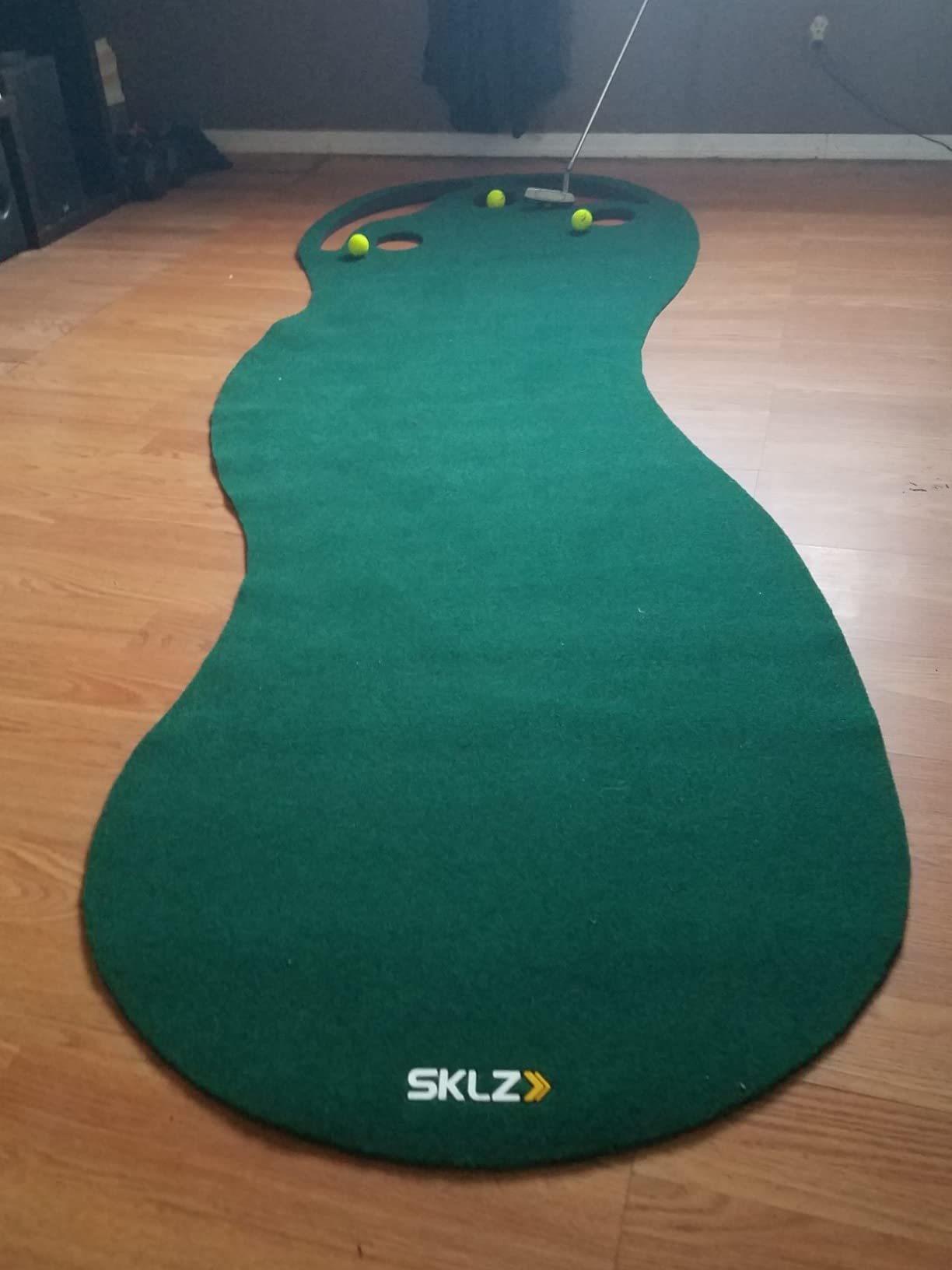 SKLZ Putting Green: Realistic Home Practice - Improve Your Putting Stroke, Lower Your Scores, Training Anytime, Anywhere customer photo 2