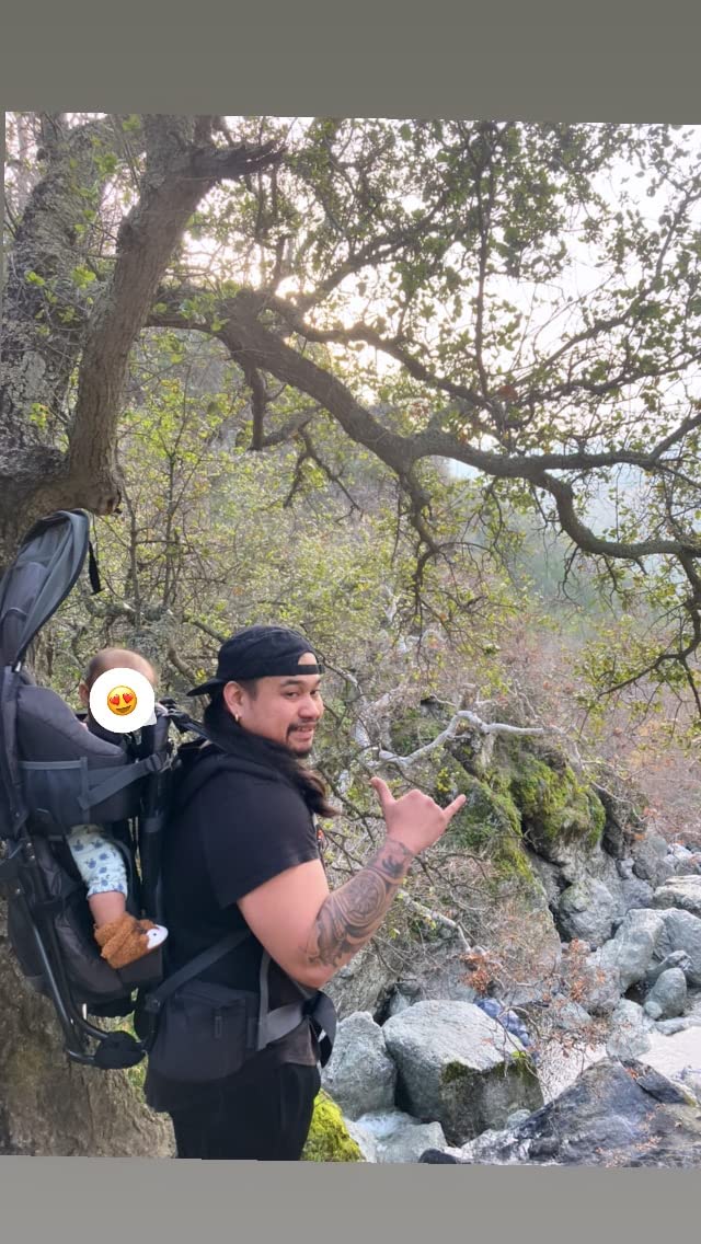 Hiking Baby Carrier Backpack - Toddler & Child Carrier | Includes diaper change pad, insulated pocket, and sun & rain hood to keep your child comfortable on the trail. Up to 40 lbs. customer photo 1