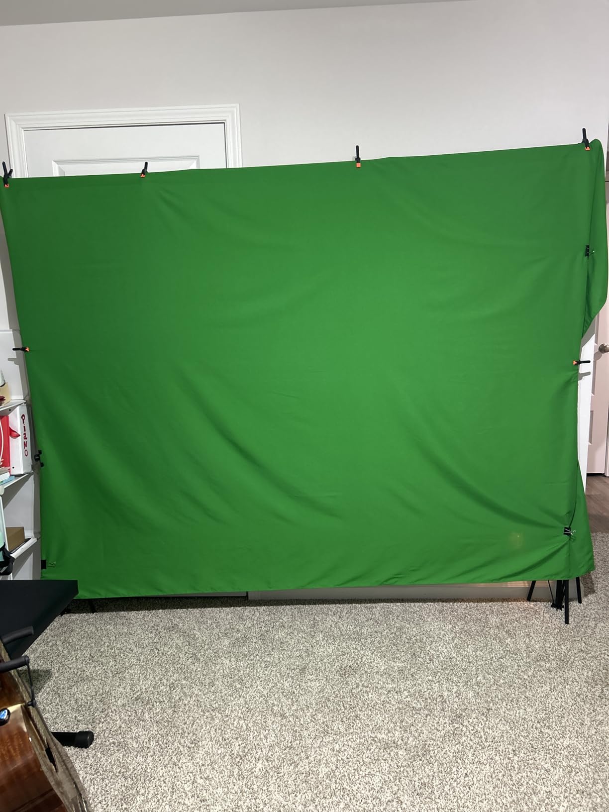 EMART 6x9Ft Green Screen Backdrop,Photography Greenscreen Background customer photo 2