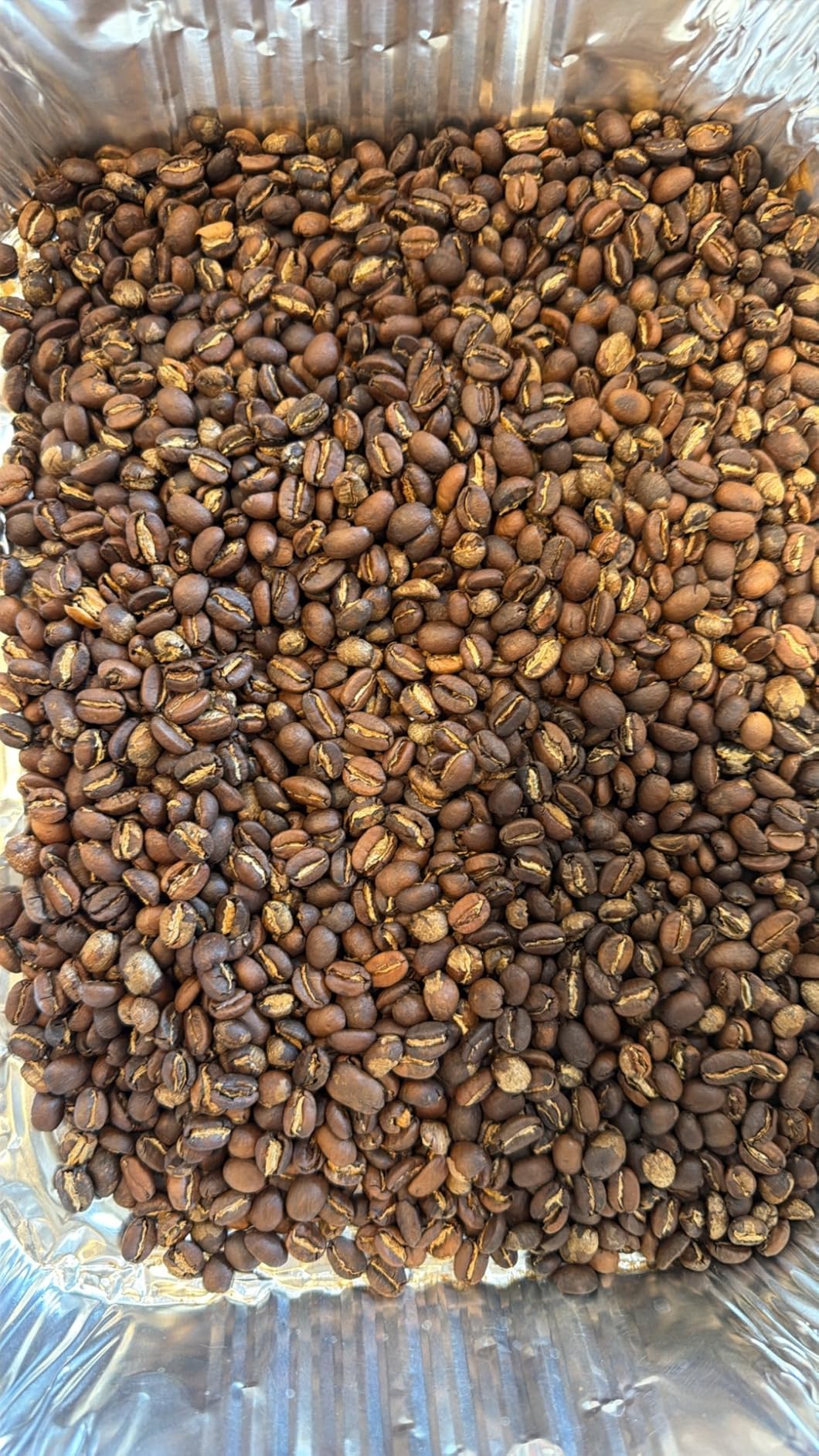 JIAWANSHUN 1.1LB Electric Coffee Bean Roaster 1200W | 0-240C Adjustable Temp, Non-Stick Pan, for Green Coffee Beans, Home Use customer photo 1