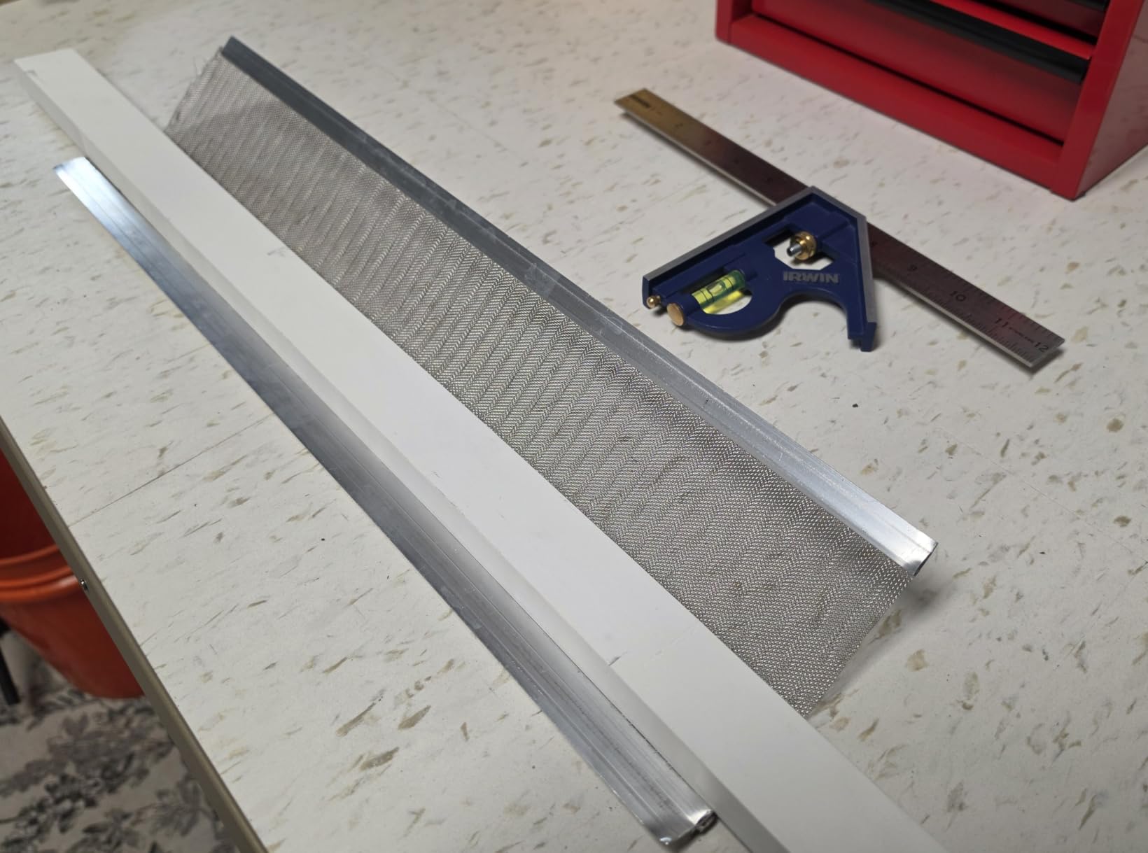 RAPTOR GUTTER GUARD - 48 FT. (Nominal) Contractor Grade Stainless Steel Micro-Mesh Gutter Guard Kit with Screws Included. Fits 5 in. Gutters and Smaller. DIY-Friendly. (5.625 in. x 47.625 in.) customer photo 2