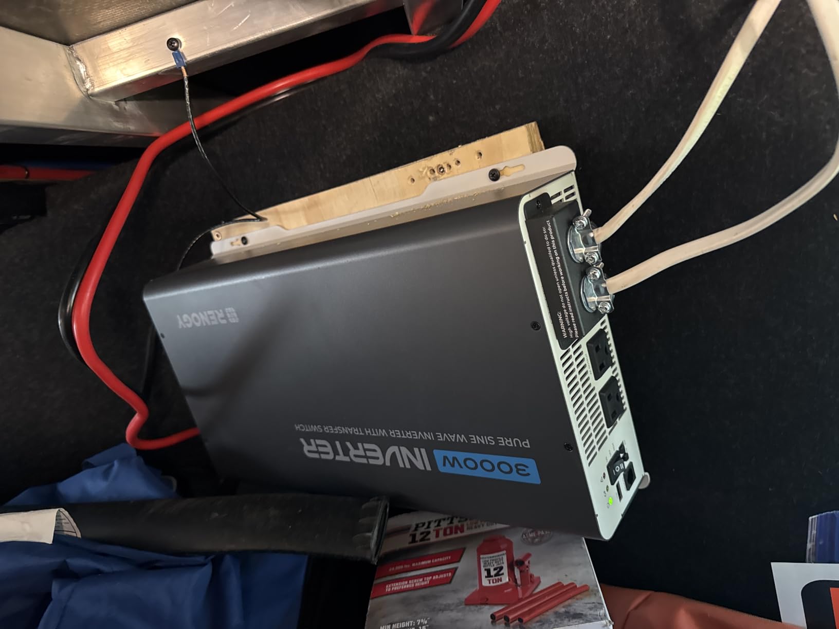 Renogy Inverter P2 1000W Pure Sine Wave Inverter 12V DC to 120V AC, Off-Grid Solar Power Converter customer photo 1