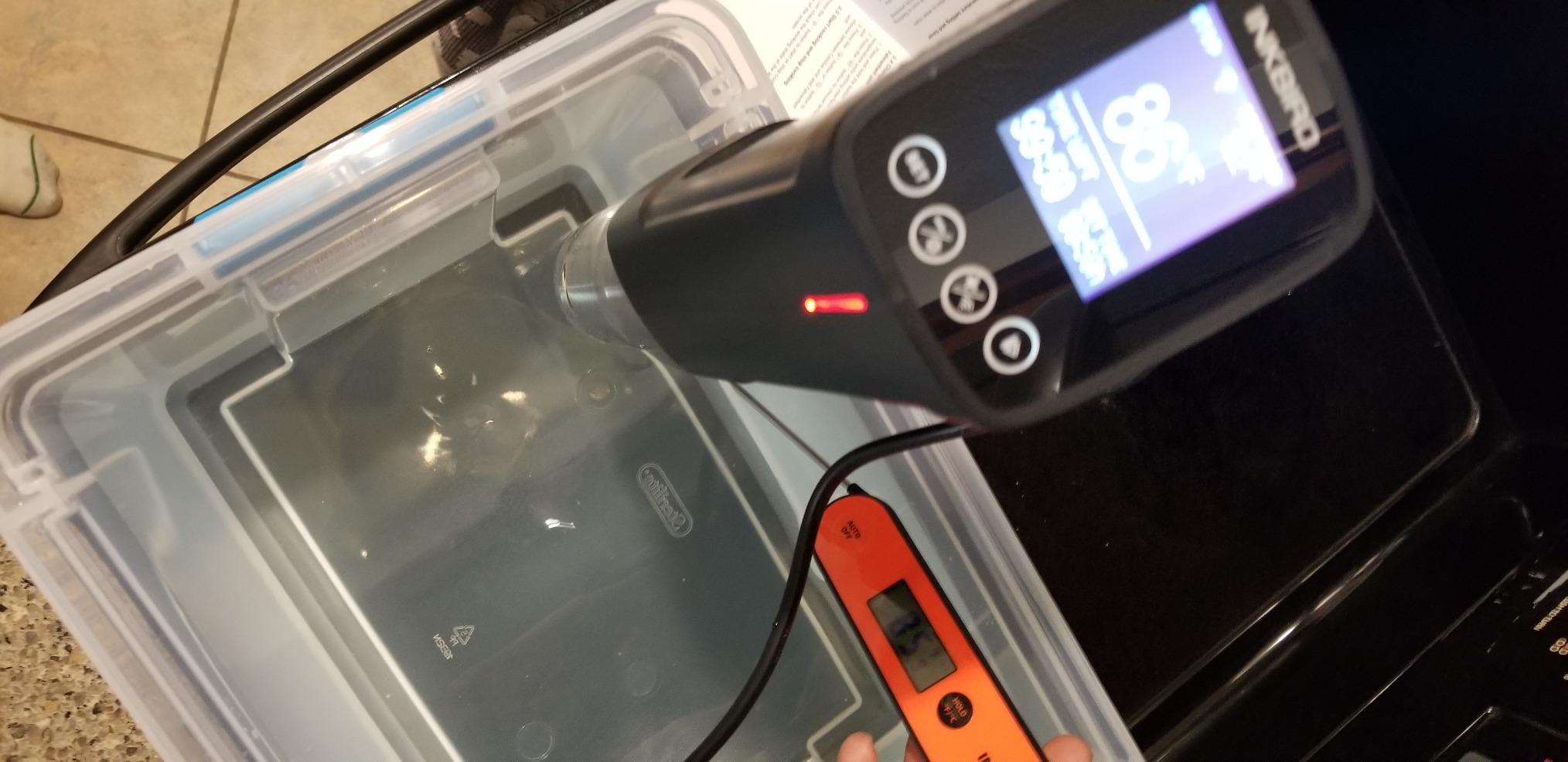 NKBIRD WIFI Sous Vide Cooker ISV-100W, 1000 Watts Fast-Heating W/Free APP, Sous Vide Machine Immersion Circulator w/ 14 Free Preset Recipes, Thermal Immersion w/Smart Timer, Calibration Function customer photo 1