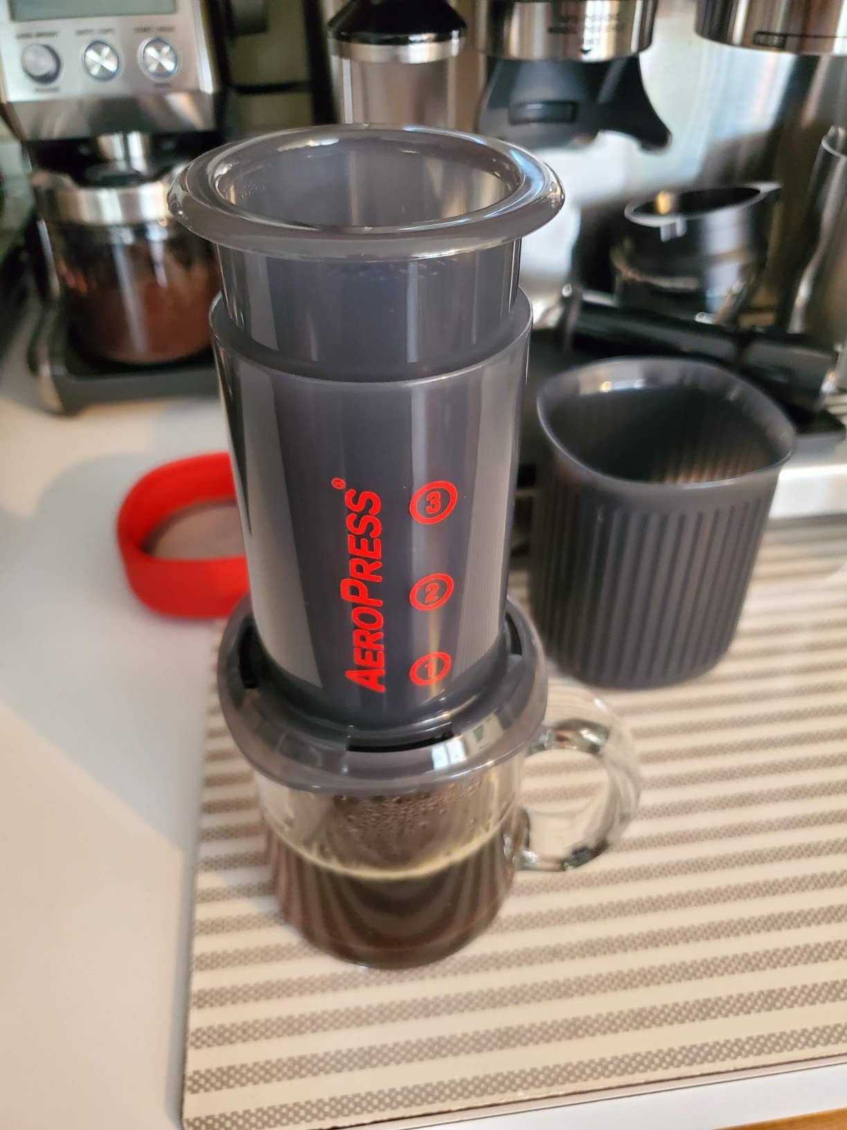 AeroPress Go Extra Small Portable Coffee Maker Kit customer photo 1