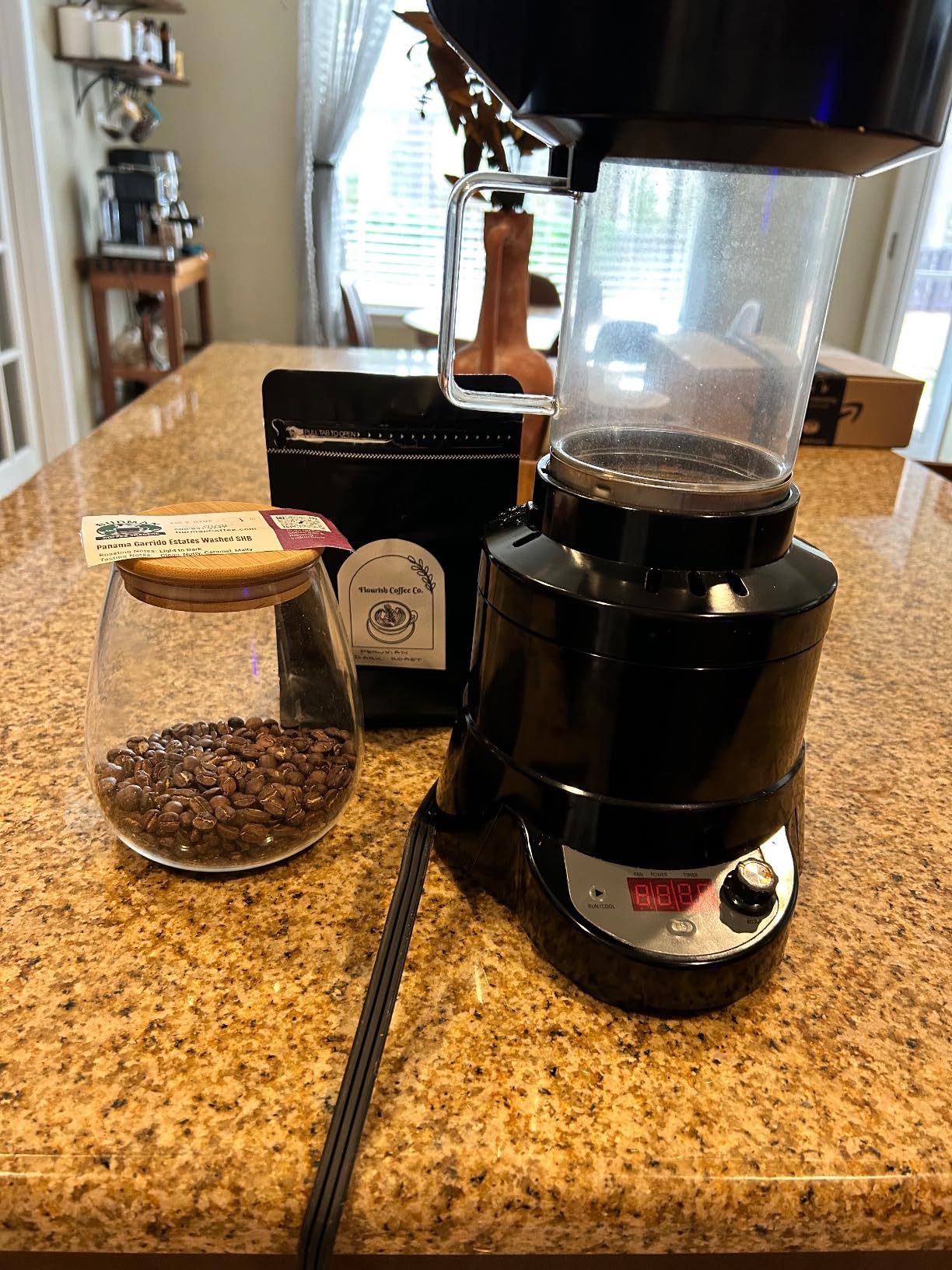Fresh Roast SR800 Coffee Roaster - Roast Coffee at Home - Variable Heat and Fan Control - Digital Display - Roasts 6-8 oz (170-226g) Per Batch customer photo 1