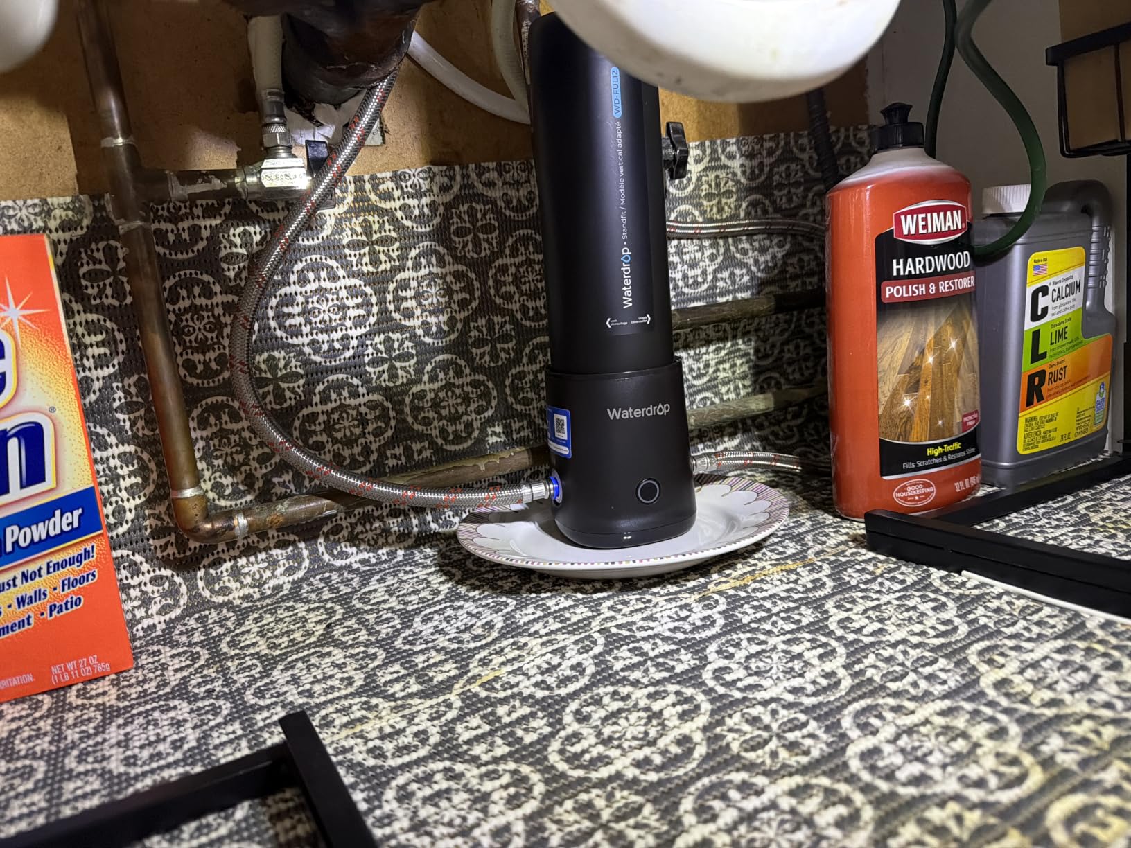 Waterdrop 10UA Under Sink Water Filter System, NSF/ANSI 42 Certified 1 Year | Reduces PFAS, PFOA/PFOS, Lead, Chlorine, Bad Taste & Odor, Under Counter Water Filter Connects Directly to Your Faucet customer photo 2