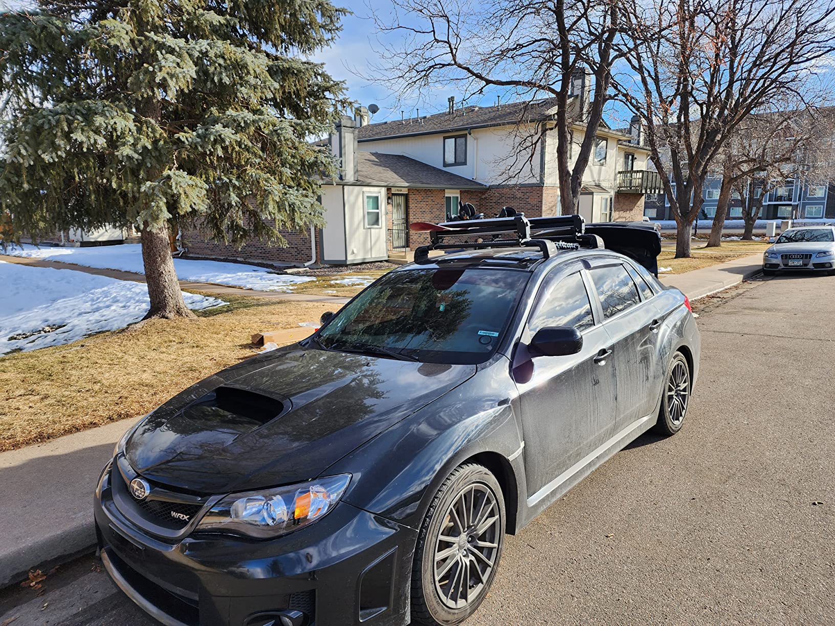 Leader Accessories Ski & Snowboard Roof Rack, Fits 6 Skis or 4 Snowboards | 2 PCS Universal Top Holder Carriers Crossbar Fit, Lockable, Anti-Theft Lock, Rustproof Aluminum & Anti-Scratch Rubber Padding customer photo 2