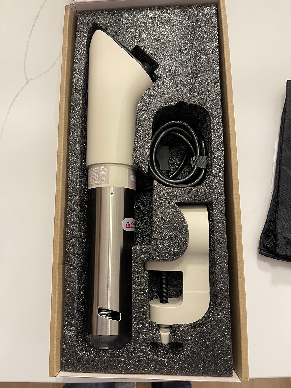 Greater Goods Sous Vide Cooker, 1100W, No App or WiFi Needed (Onyx Black) customer photo 2