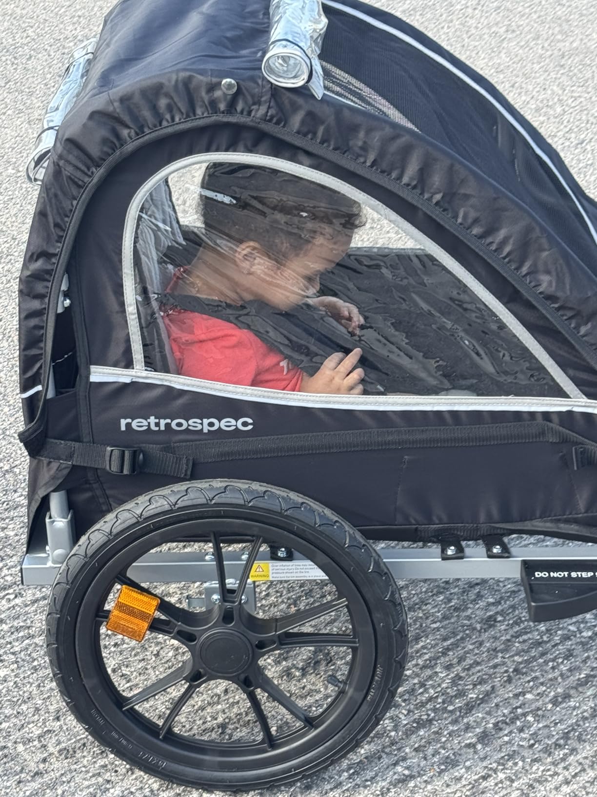 Retrospec Rover Kids Bicycle Trailer Single and Double Passenger Children's Foldable customer photo 1