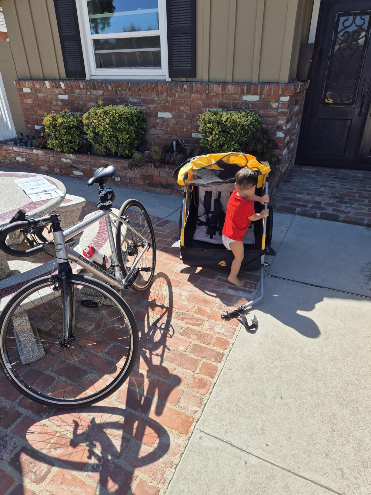Retrospec Rover Kids Bicycle Trailer Single and Double Passenger Children's Foldable customer photo 2