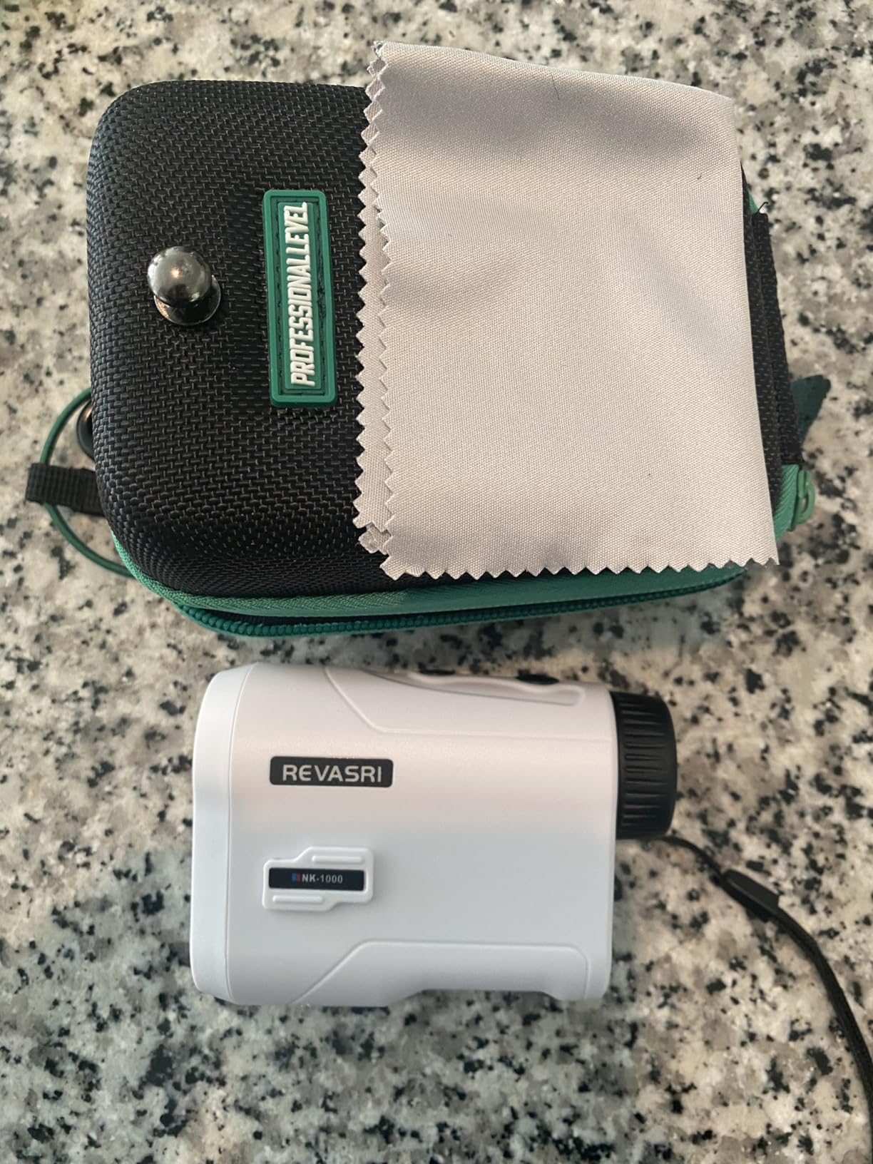 REVASRI Range Finder for Golf, Slope, Pin Lock Vibration 1000Y Rangefinder | 6.5X Magnification, External Slope Switch for Golf Tournament Legal, Rechargeable Golf Rangefinder customer photo 2