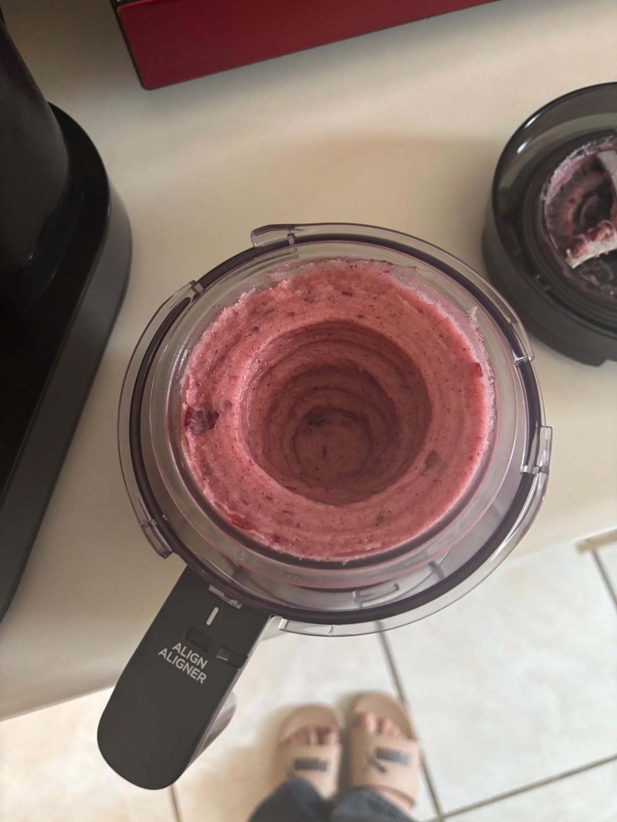 Ninja CREAMi 7-in-1 Ice Cream Maker, Ice Cream, Gelato & more, NC299AMZ | Ninja CREAMi transforms frozen bases into ice cream, sorbet and milkshakes at the touch of a button, from healthy to indulgent. customer photo 2