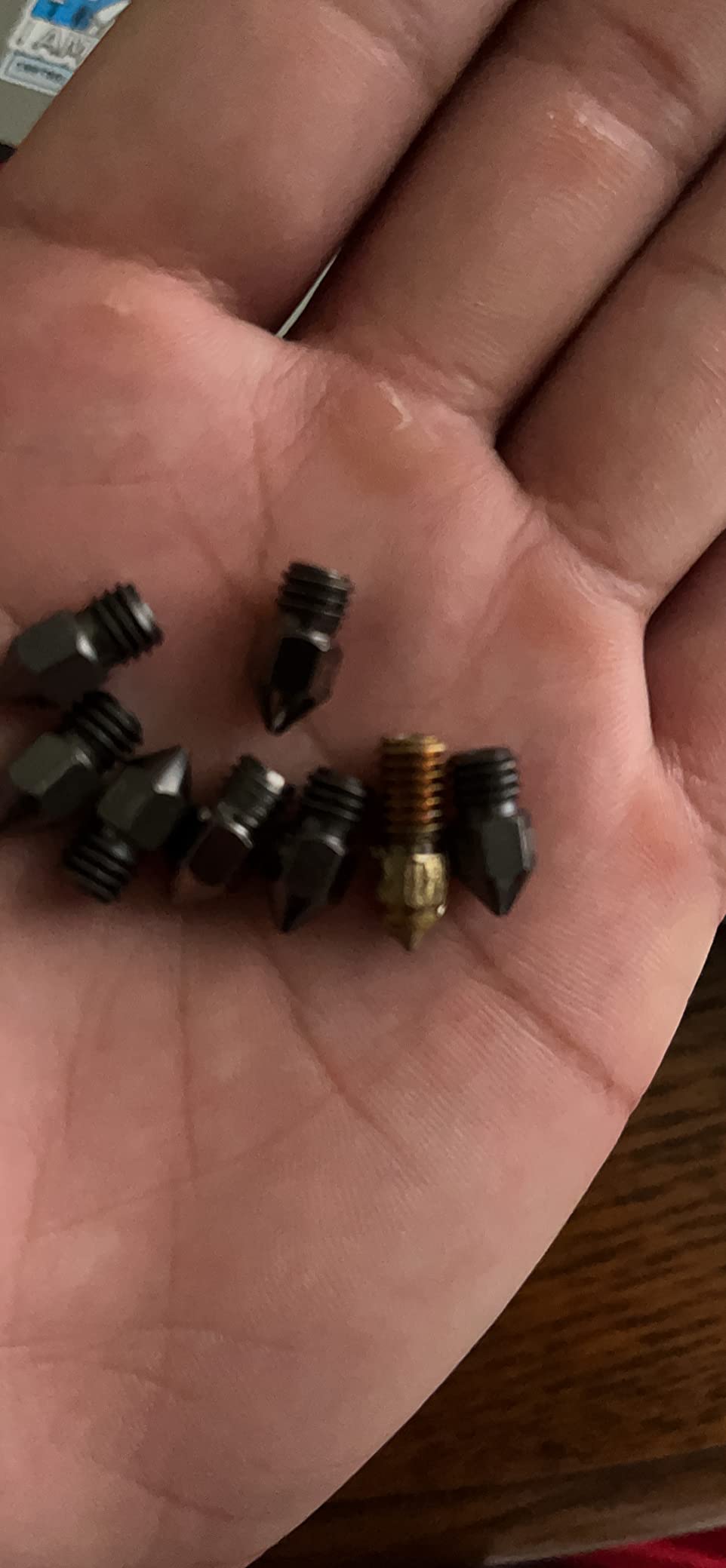 8Pcs 3D Printer Hardened Steel MK8 Nozzles, Upgraded Metal Extruder Nozzles 0.2mm, 0.4mm, 0.6mm, 0.8mm, 1.0mm with DIY Tools Storage Box for Creality Ender 3 Ender 5 CR-10 Sovol SV06 customer photo 2