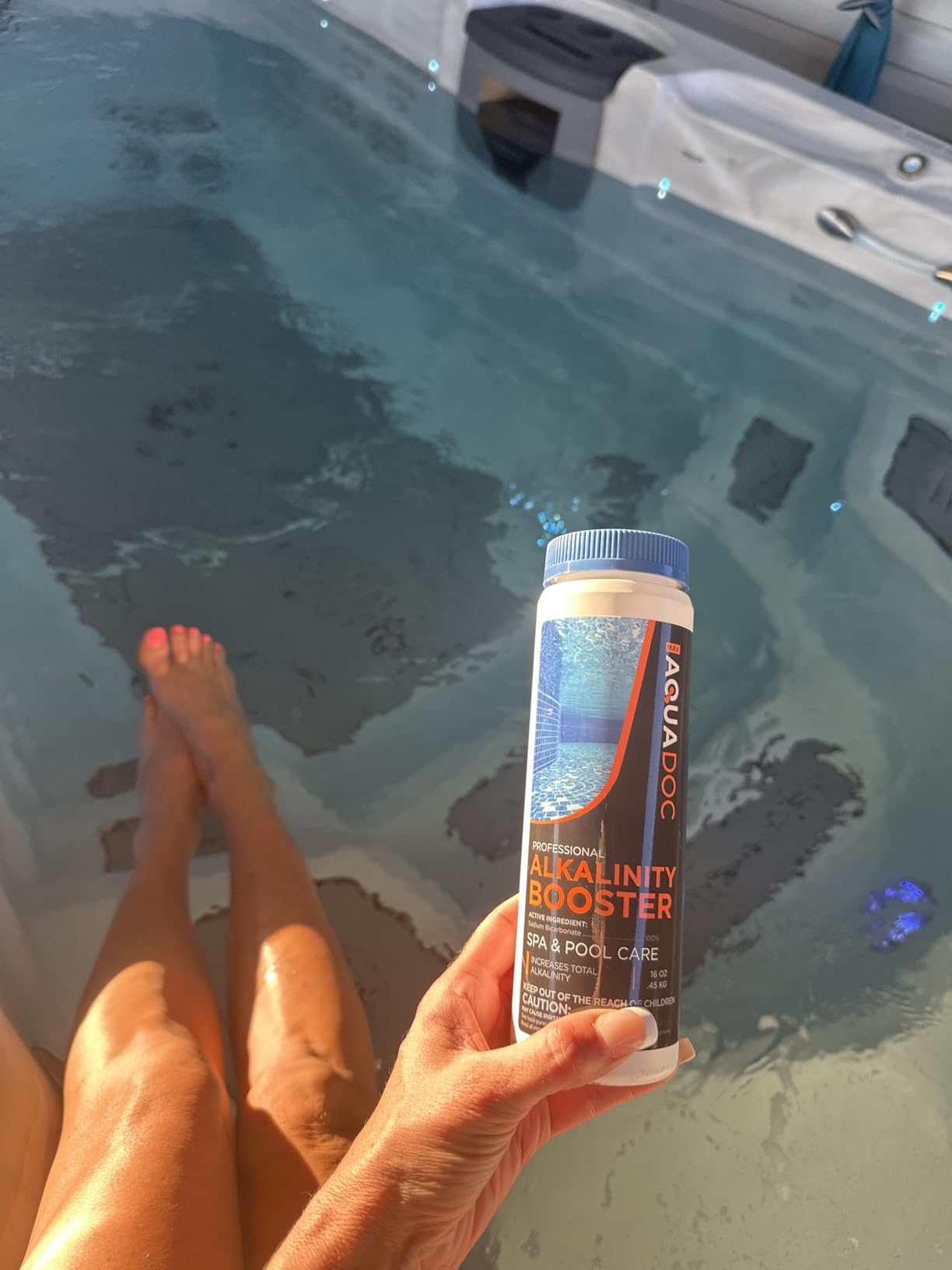 AquaDoc Chlorine Hot Tub Starter Kit - Complete Spa Chemicals Kit | Hot Tub Kit with Chlorine Granules, Water Balancers and Spa Care Essentials for Maintenance - Made In USA customer photo 1