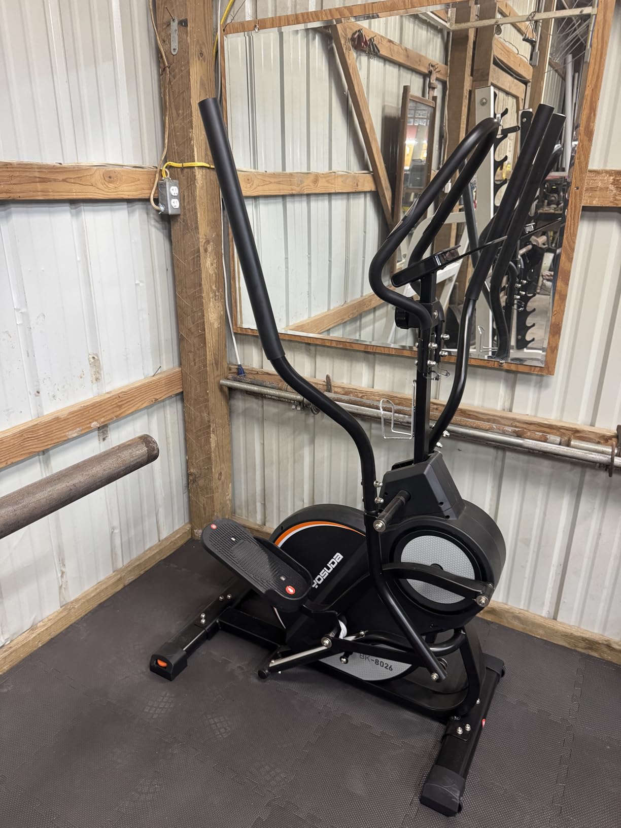YOSUDA Elliptical Exercise Machine, Compact Elliptical with 45° Incline | 3-in-1 (Elliptical + Cardio Climber + Stair Stepper) Elliptical, 400LBS Capacity, Support Kinomap/Fed APP, 16 Level Resistance customer photo 1