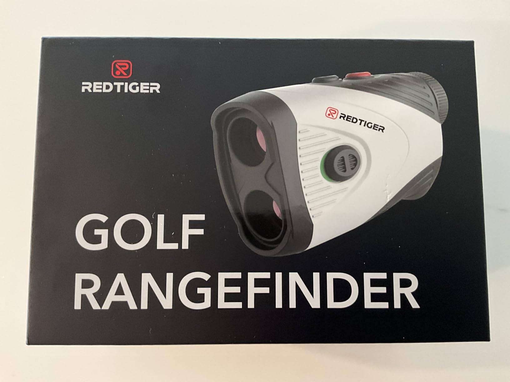 REDTIGER Golf Rangefinder with Slope On/Off, 7X Magnification 1200 Yards | Flag Pole Lock with Vibration, IP54 Water Resistant, Rechargeable, Magnetic Suction, GolfVue Series 1, White customer photo 2