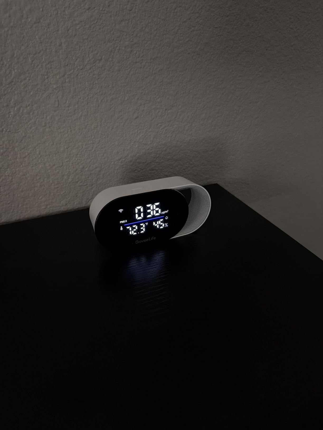 GoveeLife Smart Air Quality Monitor with PM2.5 H5106, LED Display Wired | Indoor temperature humidity sensors, 2s refresh, 2-year data storage, for home & office, 2.4G Wi-Fi only customer photo 1