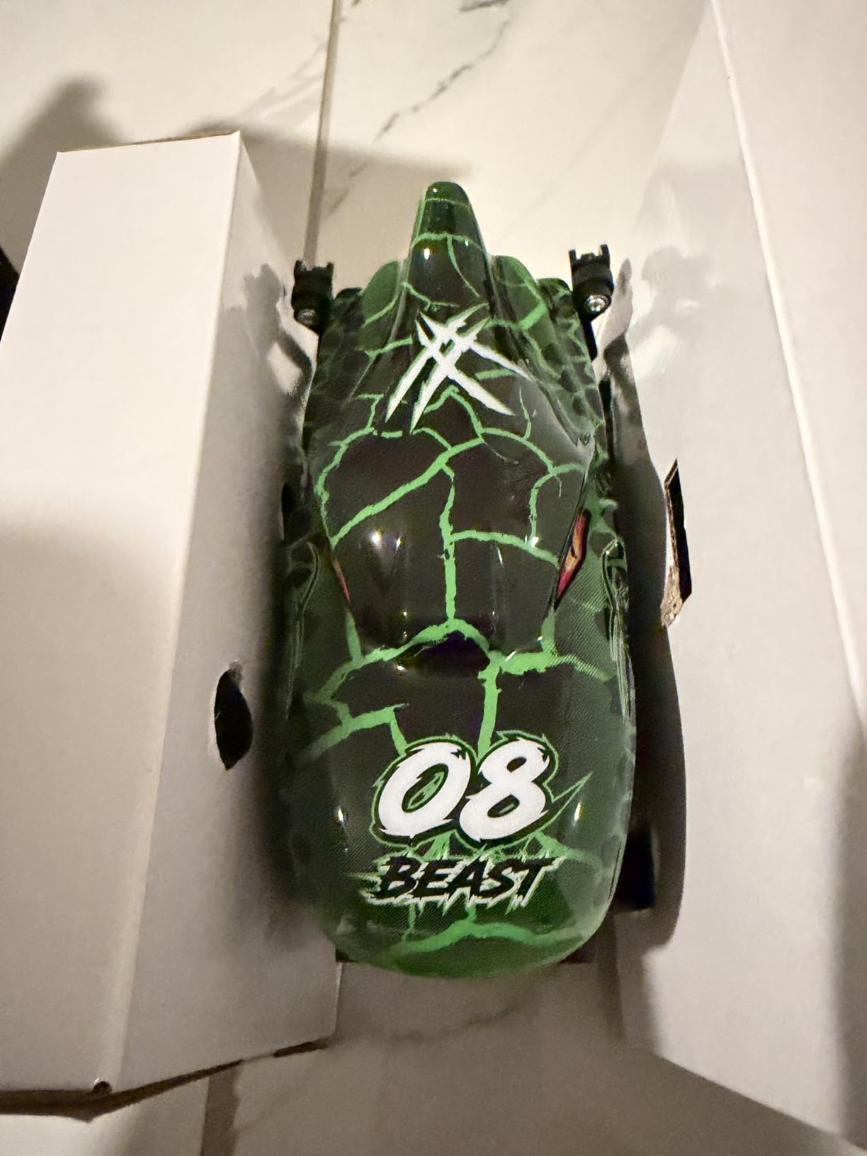 BEZGAR Monster Truck Toys, 1:20 Remote Control Car with Light & Music | Green Dinosaur Toys for Kids, RC Truck with 360° Spins and Drifting, Toy Car Gifts for Boys, Battery Life of 20 Minutes customer photo 2