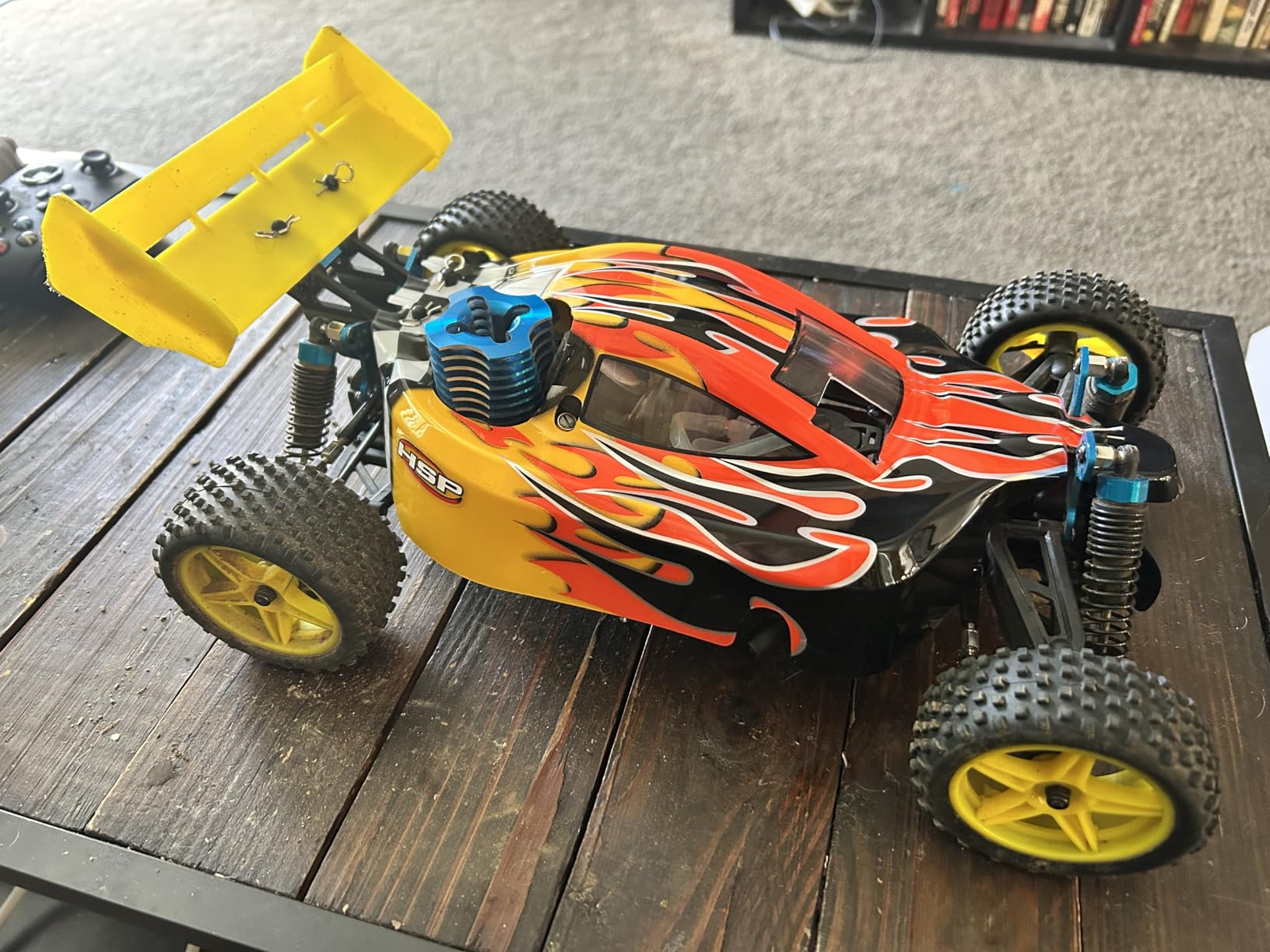 1/10 Nitro RC Car for Adult 75CC Oil-Powered Two Speed RC Crawler Truck, 4WD Off Road Buggy Nitro Gas Power Remote Control Car Hobby Toys, 90KM/H Fast Petrol Engine Racing Car RC Vehicle customer photo 1