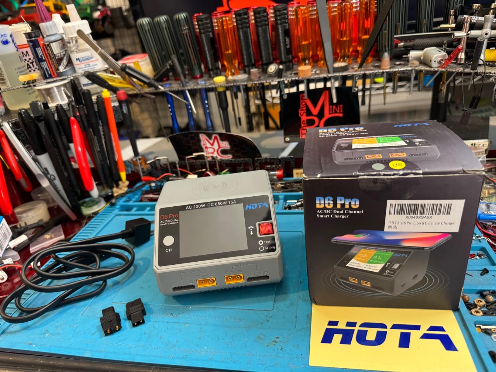 HOTA D6 Pro Dual Channel RC Battery Charger for 1-6S Lipo Batteries | AC 200W, DC 325W, Wireless Chager, 15A Balance Charger, for LiHv, Nicd, NiMH Battery Charging, RC Car, Boat, FPV Race Drone customer photo 2