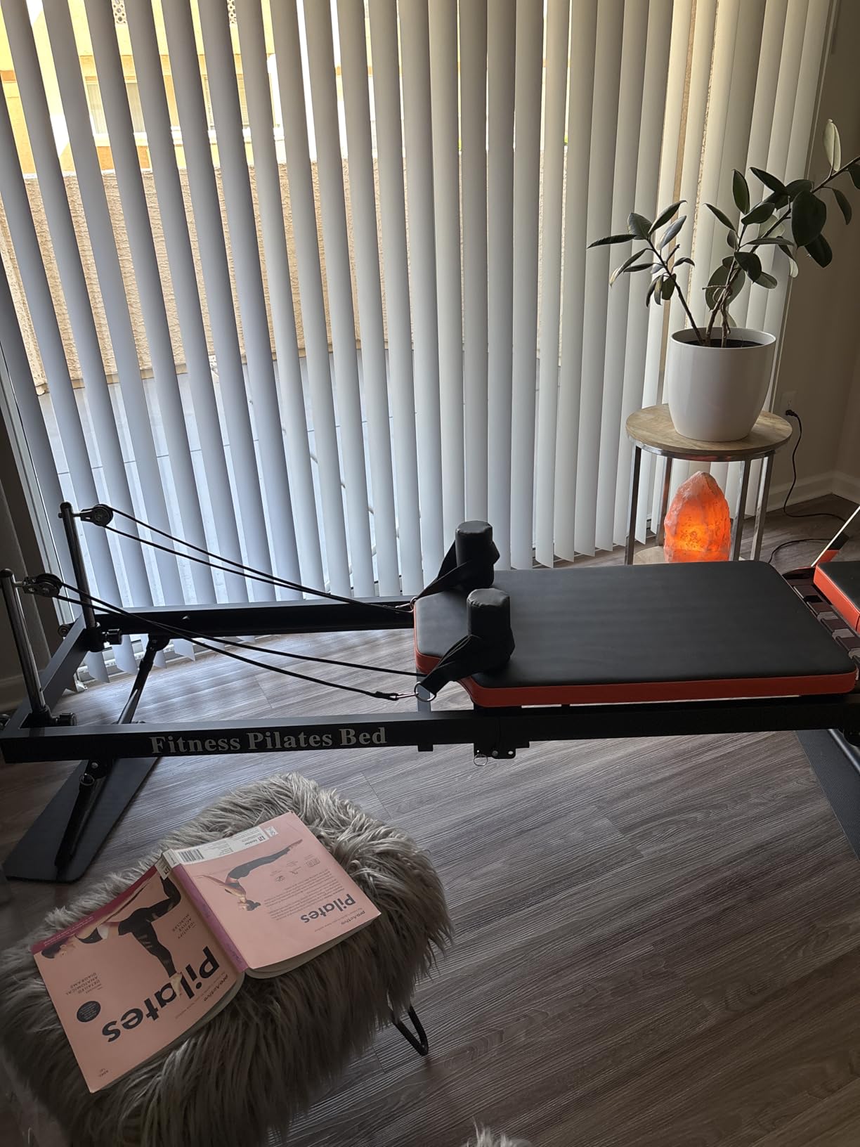 Dpiolrcag Foldable Pilates Machine & Equipment for Home Use and Gym Workout, Suitable for Advanced and Beginners Users, Up to 250 lbs Weight Capacity customer photo 2