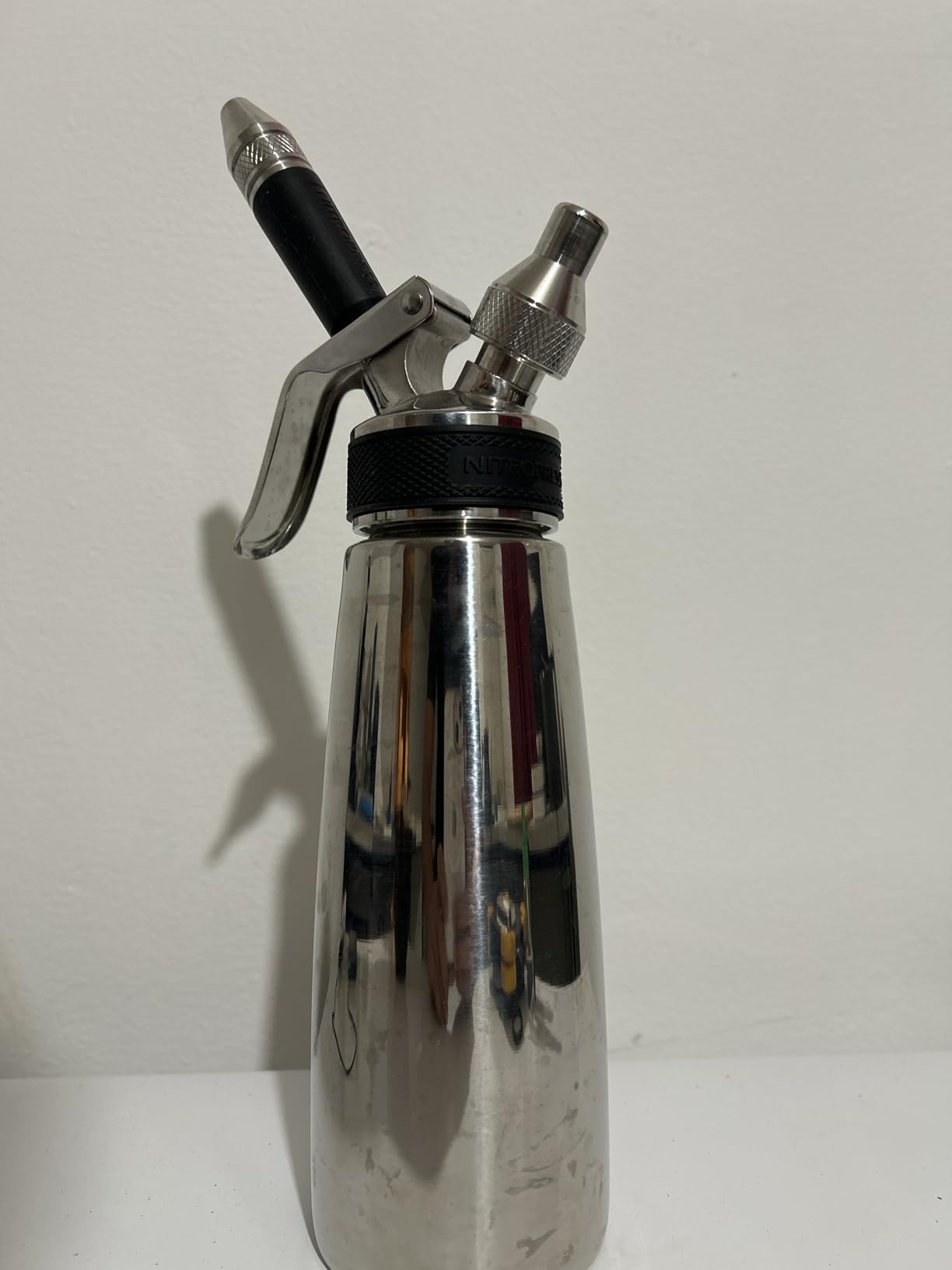 NitroPress DS Electric Nitro Cold Brew Coffee & Cocktail Maker Machine | Air-Powered, Nitrogen Infuser for Coffee Matcha Cocktails & Drinks, Stainless Steel, Home Bar Beverage System customer photo 2