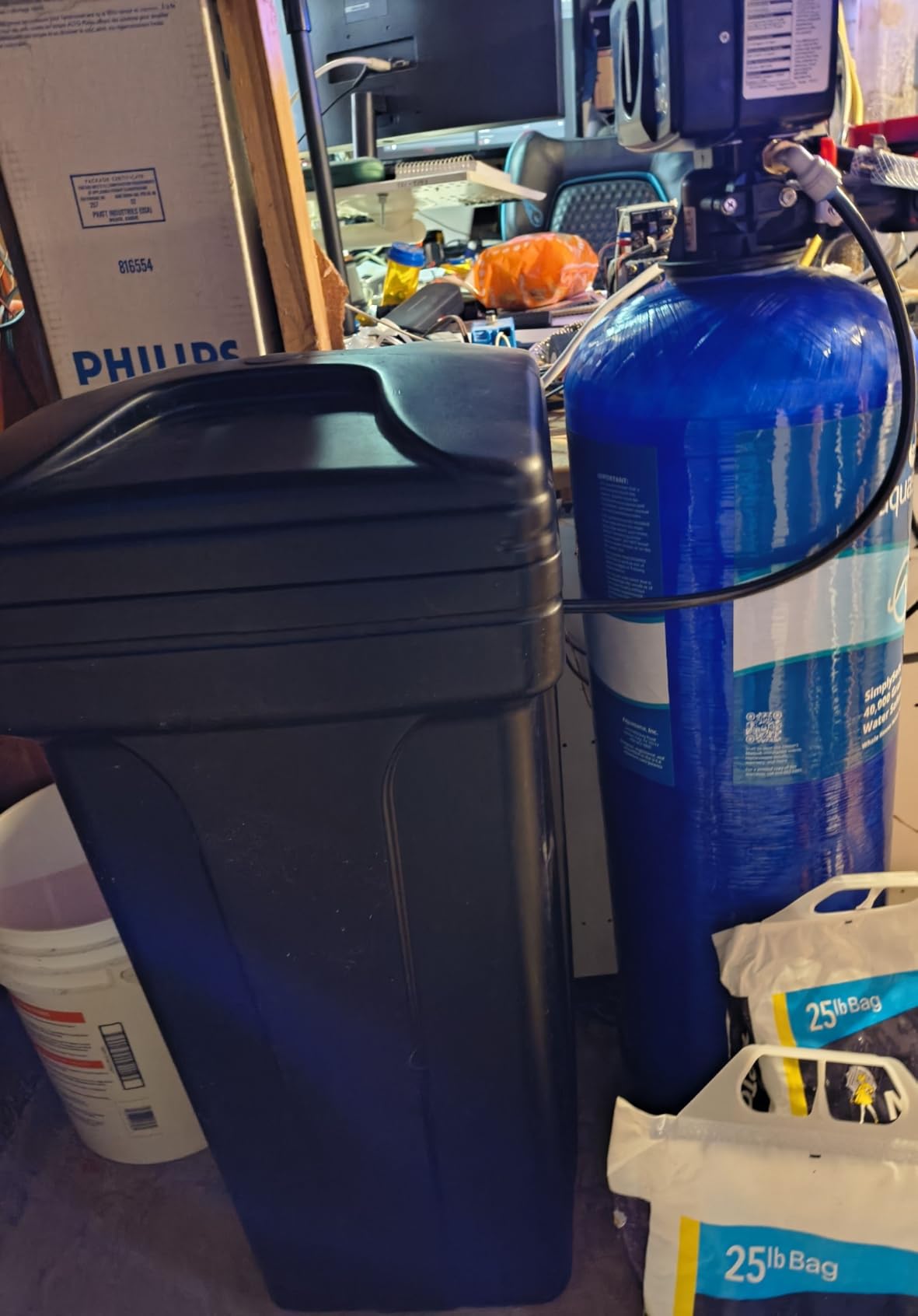 Aquasana SimplySoft Whole House Water Softener | 40K Grain | WH-SF40-BASE | Salt-Saving Efficiency customer photo 1
