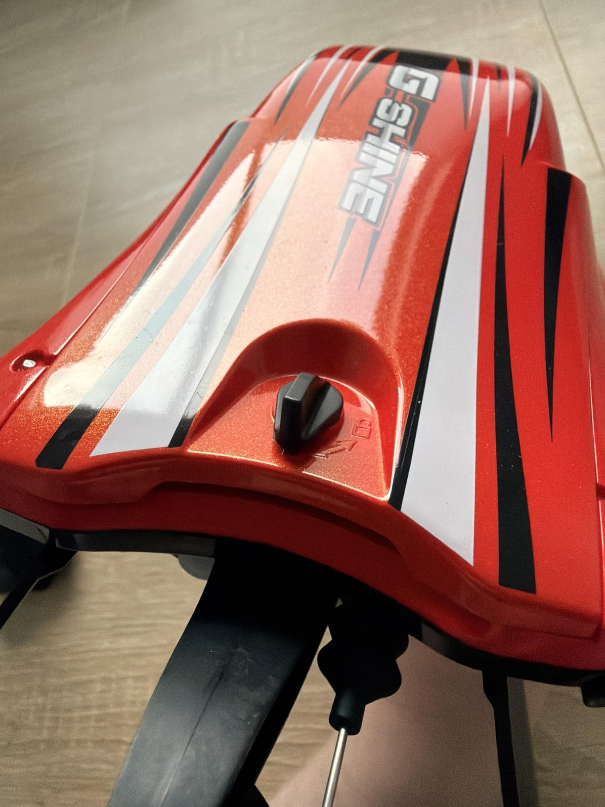 BEZGAR HJ818PRO 16 Inch 55 KPH Brushless RC Boat for Adults | 55 KPH Speed & Brushless Motor; Waterproof Hull; Large RC Speed Boat for Lakes; Red customer photo 2