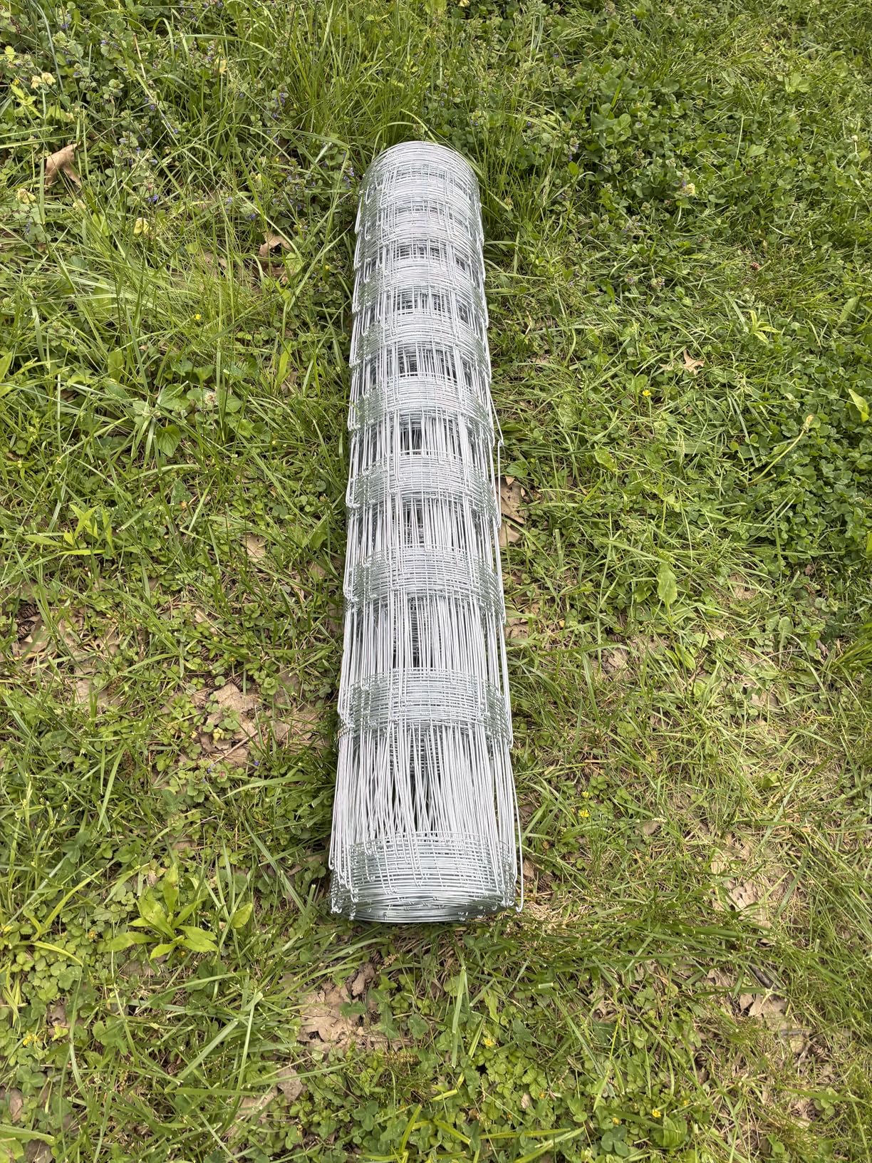 Farm Fence, 4ft x 164ft Galvanized Wire Fencing, Goat, Sheep & Deer, Durable Chain Link Fence, Heavy Zinc Coating customer photo 2