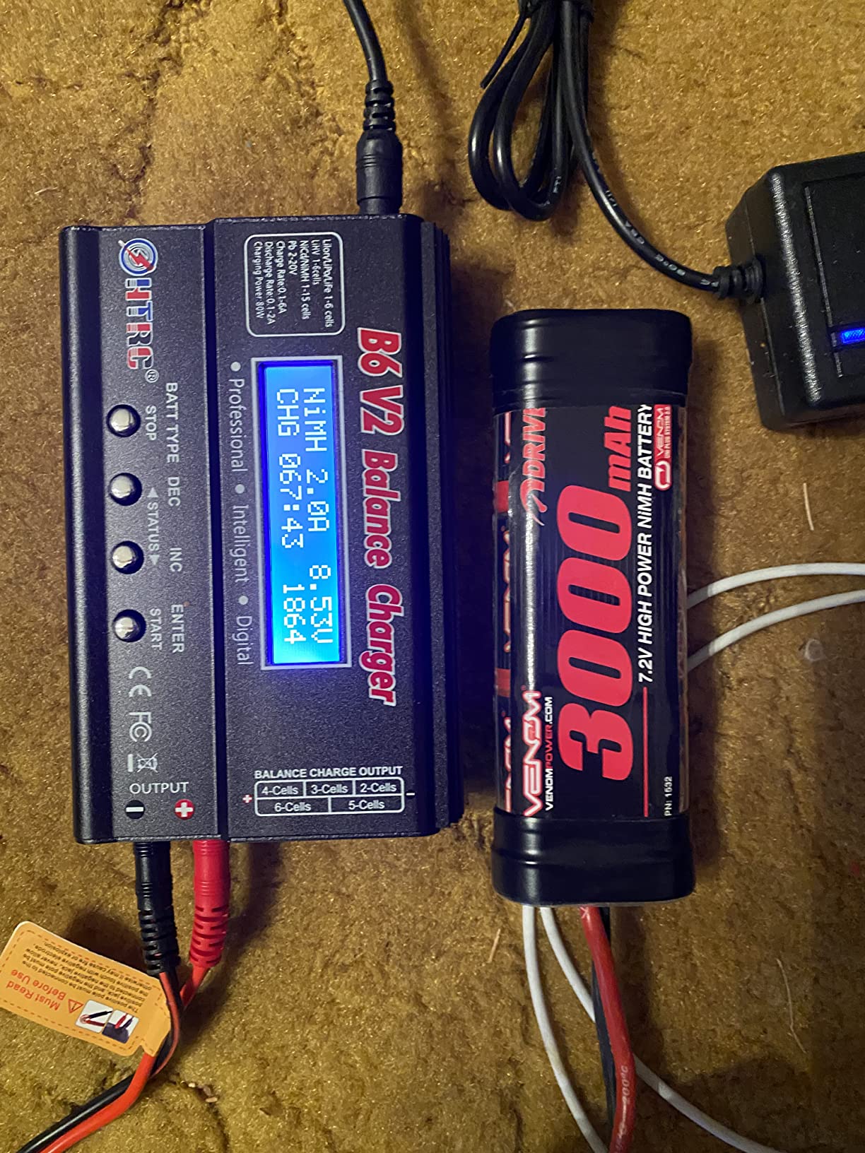 LiPo Battery Charger Dual 10A Fast Balance Charger Discharger for RC Car | Large Screen Battery Charger for 1-6S LiPo LiHV Li-ion LiFe 1-15S NiCD NiMH 2-20V PB Smart Batteries RC Car Aircraft Drone customer photo 2