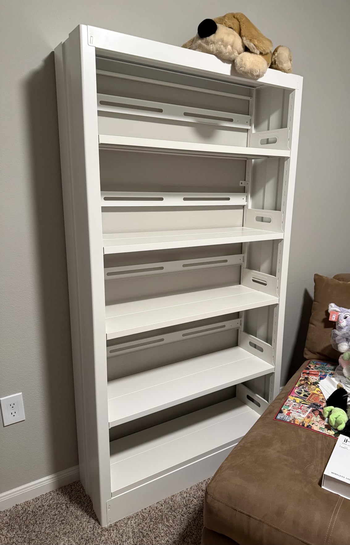 Heavy Duty Metal Bookshelf, 71