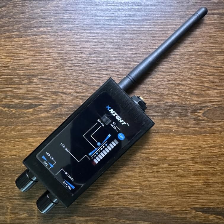 KT-9000 Premium Hidden Devices Detector by Knight Electronics - Hidden Camera Detectors RF Detector & Bug Detector | Hidden Camera Finder for GPS Tracking/Radio Frequency Signal Detection (Black) customer photo 2