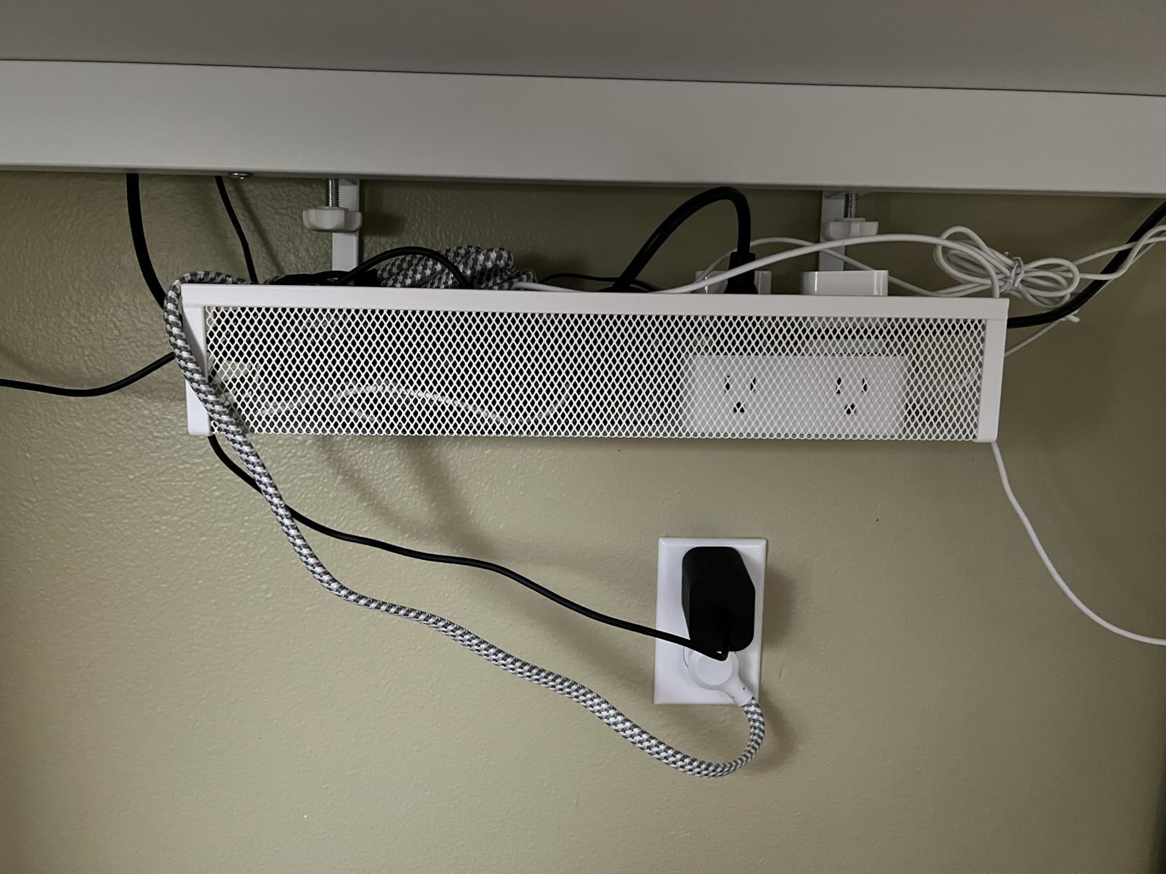 Cable Management, 25'' Cable Management Under Desk, Cable Tray customer photo 2