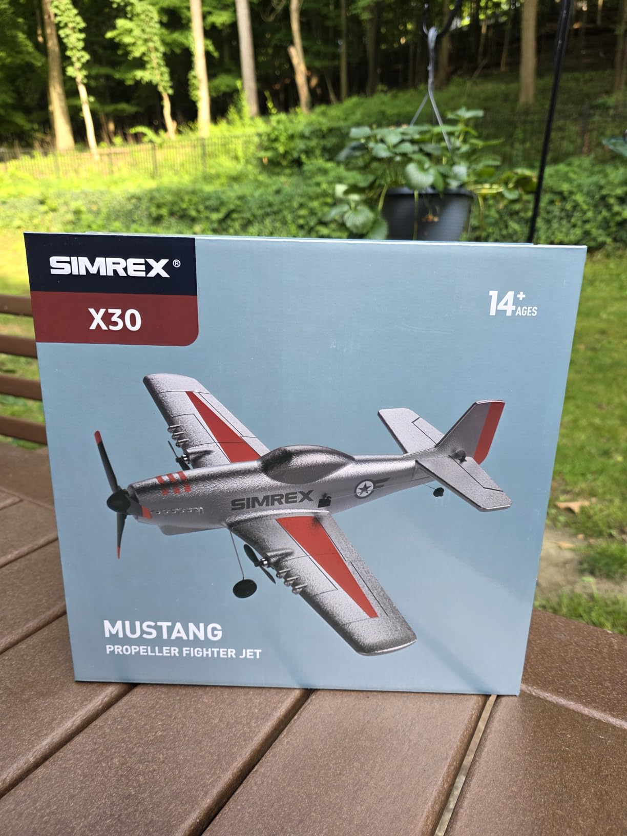 SIMREX RC Plane for Kids & Beginners - P51 Foam Glider, 2.4GHz 3-Channel Remote Control Airplane Toy with 6-Axis Gyro, Easy to Fly RC Airplane for Outdoor Park Play - Gift for Boys & Girls customer photo 2