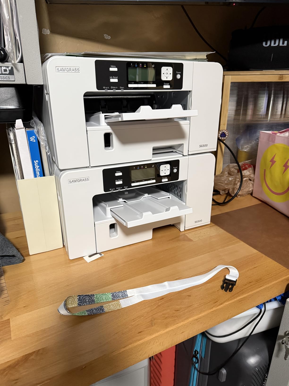 Sawgrass SG500 Sublimation Printer, 31 mL Inks and Paper Bundle | Includes 4 Pack of 31 mL SubliJet UHD inks and TruePix paper. Anti-clog sublimation printer with 3 year warranty customer photo 1