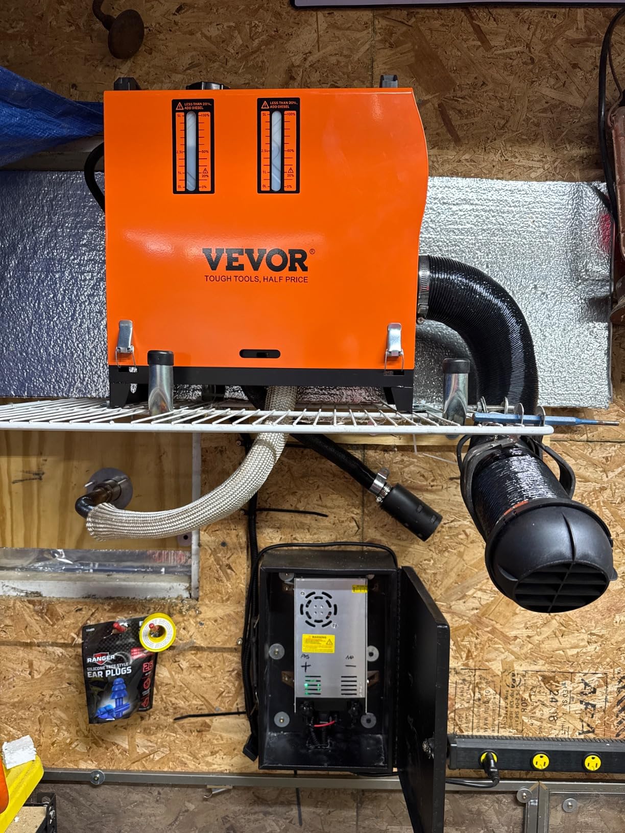 VEVOR Diesel Air Heater, 8 kW DC12-24V, Fast Heating Diesel Parking Heater with Remote Control and Blue LCD Switch, Low Noise, Pre-Heating Function, for RV, Truck, Camper, Van, Boat and Trailer customer photo 1