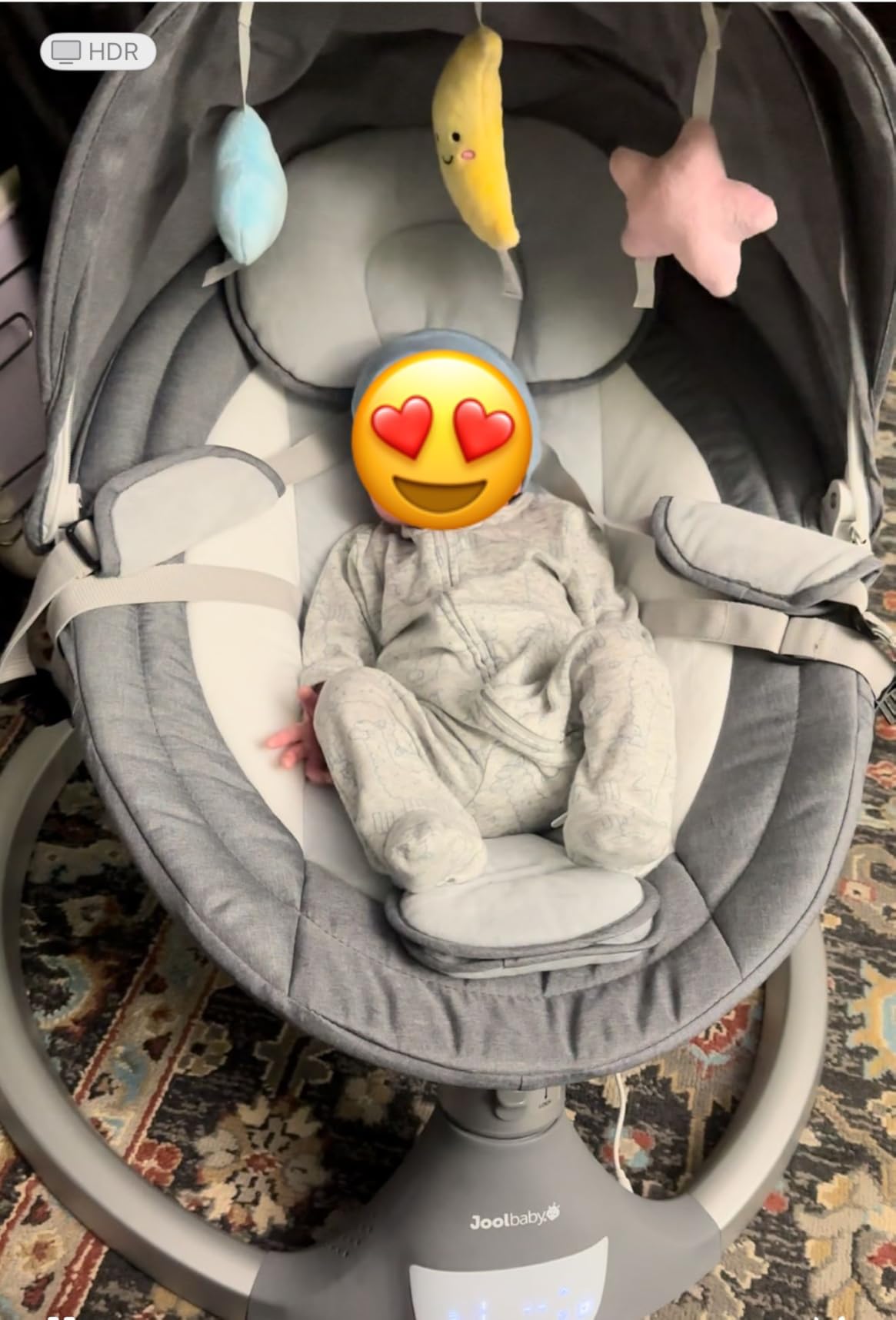 Jool Baby Nova Baby Swing for Infants - Bluetooth Music, Remote (Sage) | Keep Baby Happy While Getting Things Done - Gentle Side-to-Side Motion Helps Baby Feel Content customer photo 1