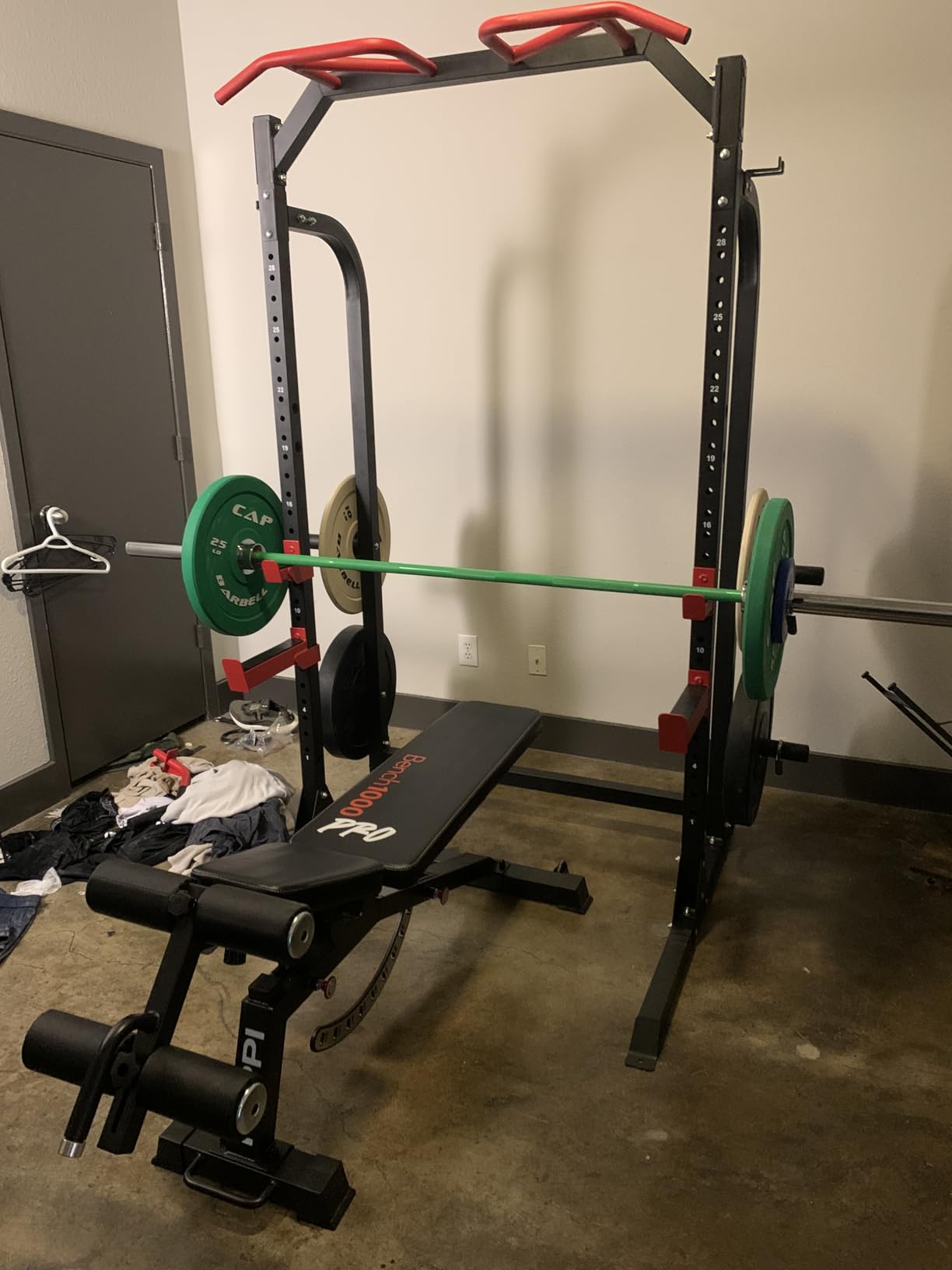 RitFit Elite 7ft Olympic Barbell, 45lb, 500-2000lb Capacity customer photo 1