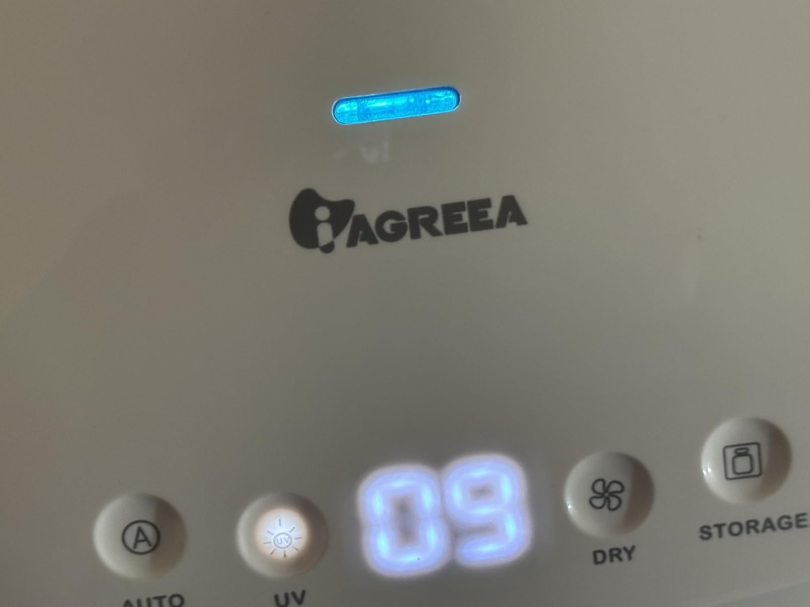 IAGREEA UV Cleaning and Dryer, 4 in 1 UV Box with 2 Fluorescent Tubes | 10L Countertop Cleaner, 360-Degree Coverage, Touch Controls customer photo 1