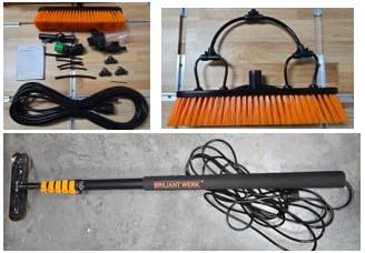 Briliantwerk Solar Panel Cleaning Brush 20 ft Extension Pole customer photo 1