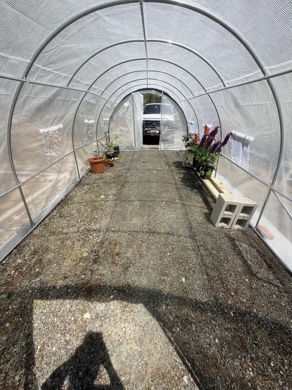 Quictent 25x10x6.6 FT Premium Greenhouse for Outdoors with 2 Door Frames | Reinforced Top Structure & Cover, Large Heavy Duty Walk-in Tunnel Hoop Green House for Garden Backyard Flower Winter, Green customer photo 1
