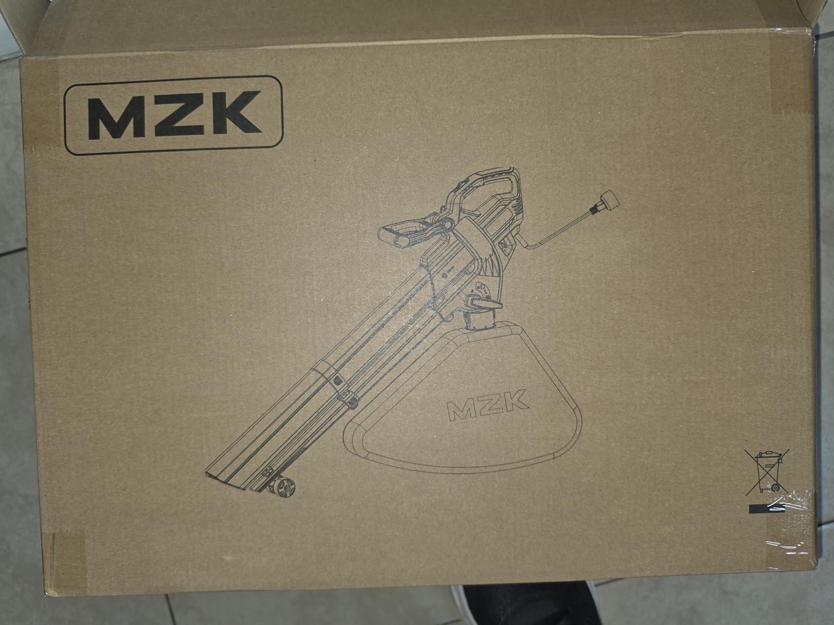 MZK 3 in 1 Electric Leaf Blower Corded, Leaf Vacuum and Leaf Mulcher, 460 CFM, 167 MPH Airflow, Corded Blowers with 40L Leaf Collection Bag for Yard, Garden, LB67M customer photo 2