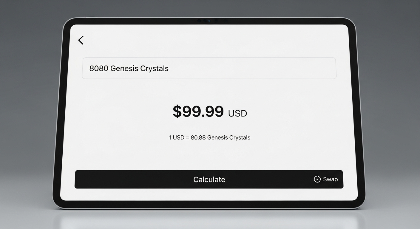 Genesis Crystals to USD Calculator 2026 – Complete Guide