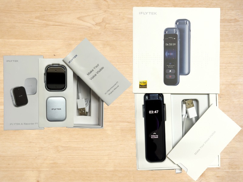 iFLYTEK AI Recorder P1 vs. P1 Pro