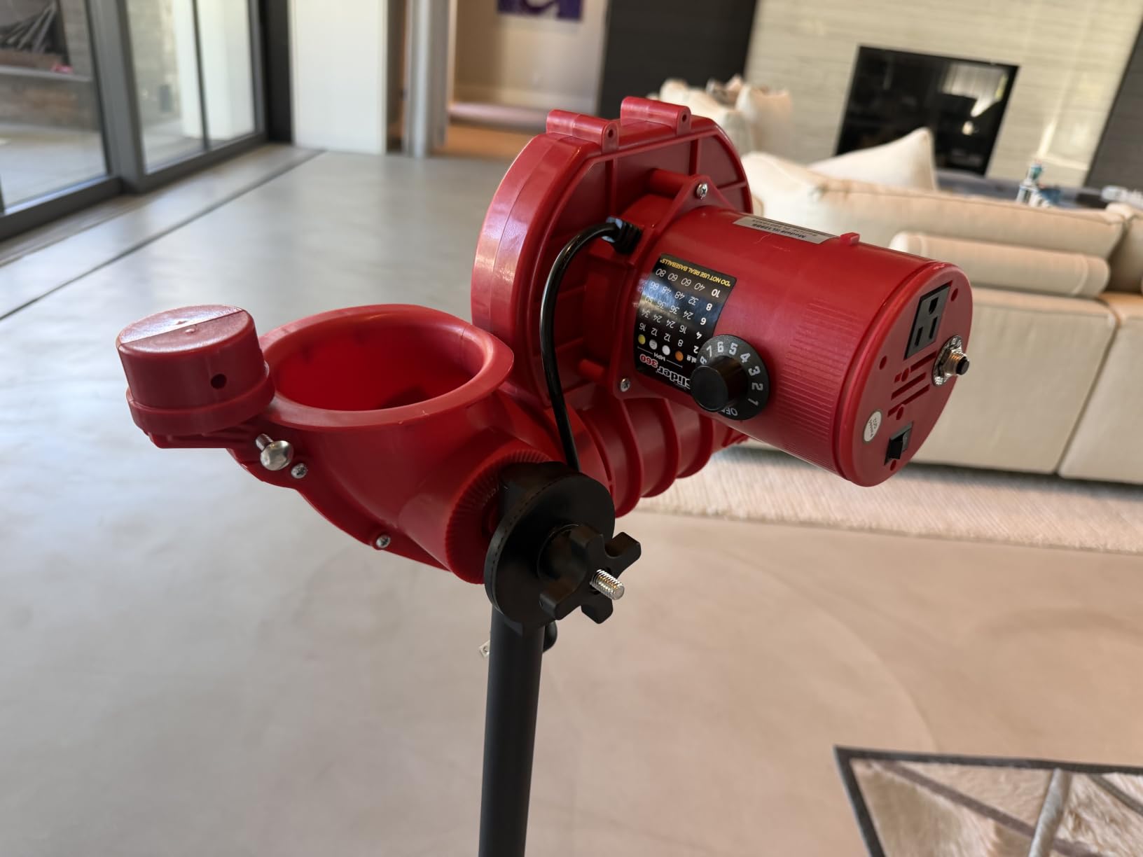 Heater Sports Slider Lite 360 Baseball Pitching Machine with Automatic Ball Feeder customer photo 2